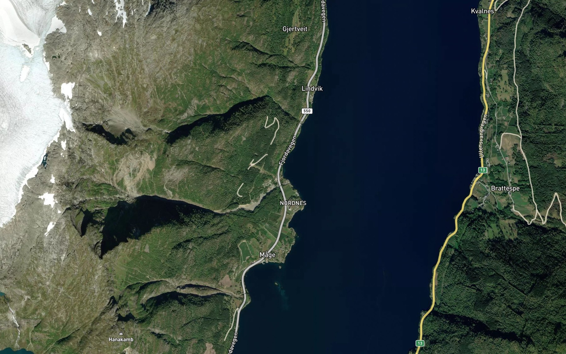 Satellite map of the Himlesviki