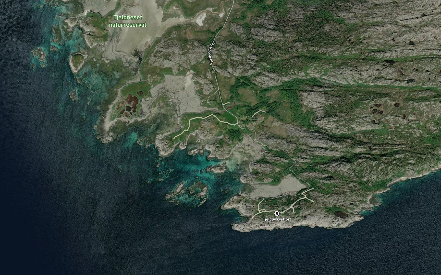 Satellite map of the Attringsosen