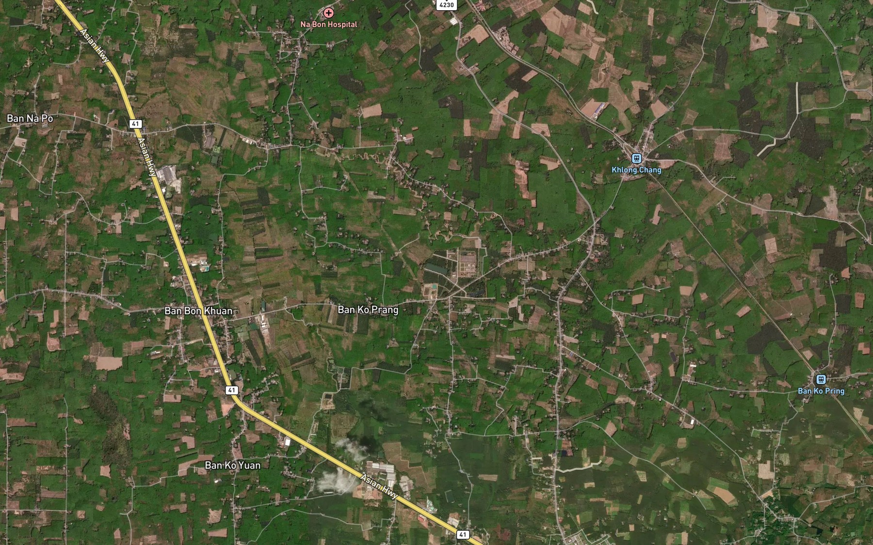 Satellite map of the Sa Nam Ban Na Chum Het
