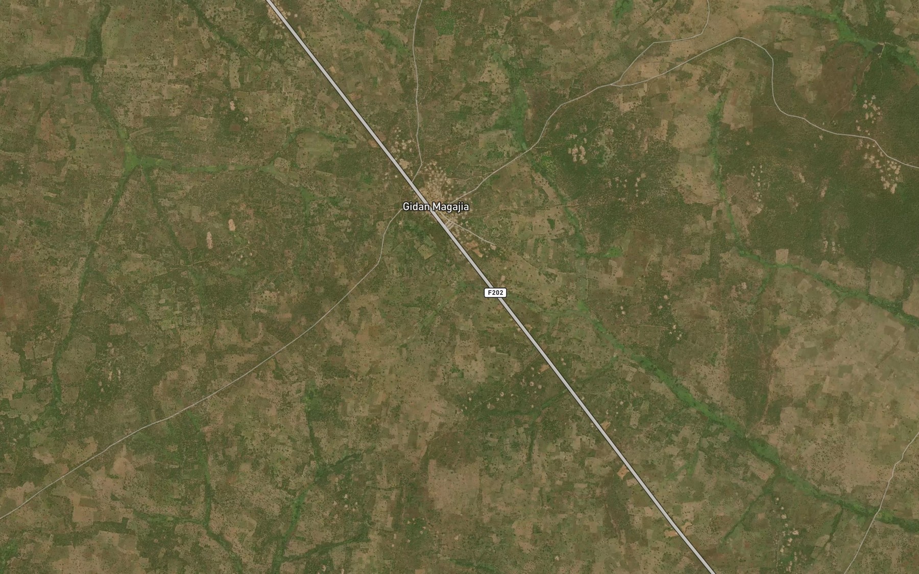 Satellite map of the River Paranokoka