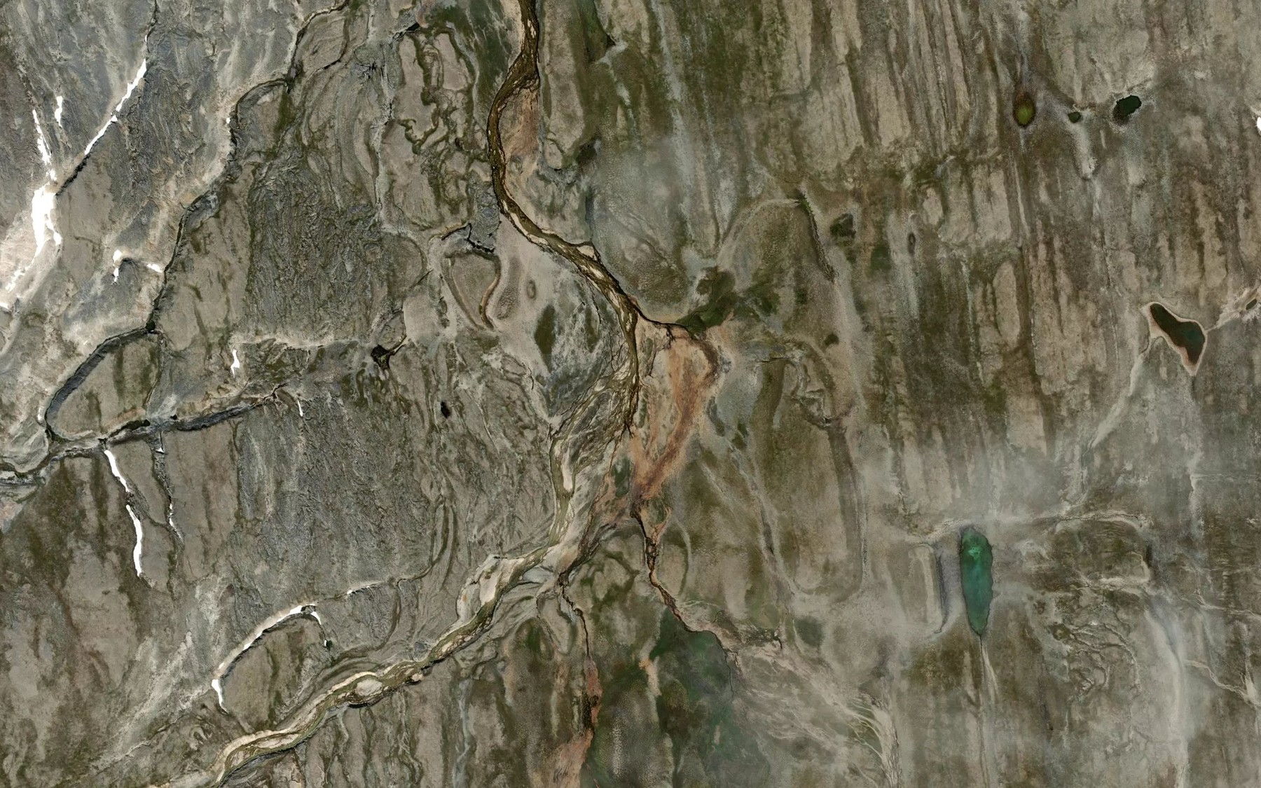 Satellite map of the Ullogaisjohka