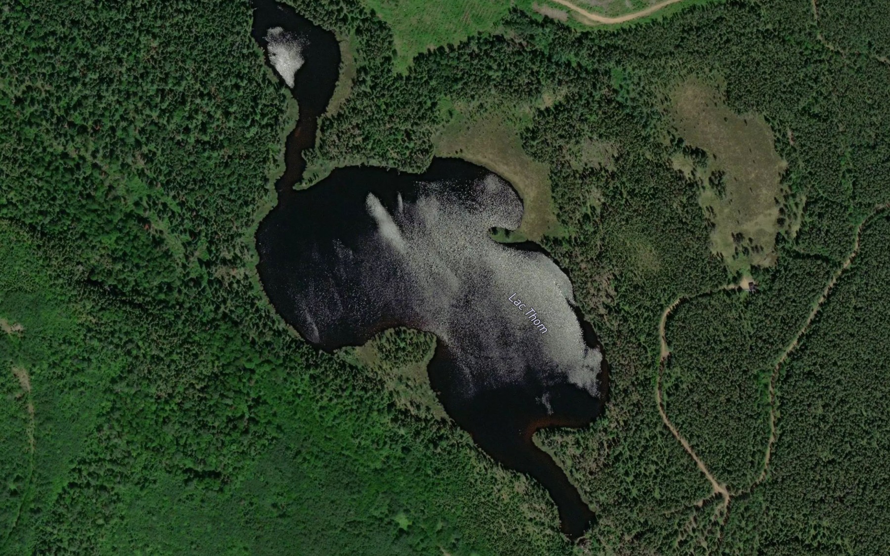 Satellite map of the Lac Thom