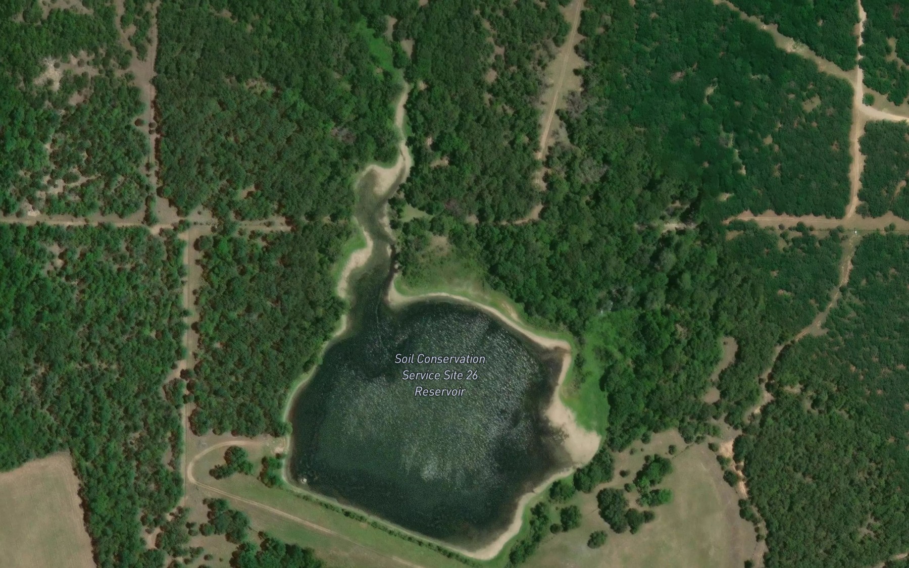 Satellite map of the Reservoir Number Twentysix