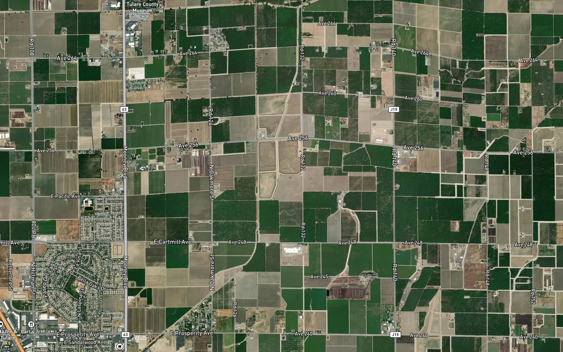 Satellite map of the Deep Creek