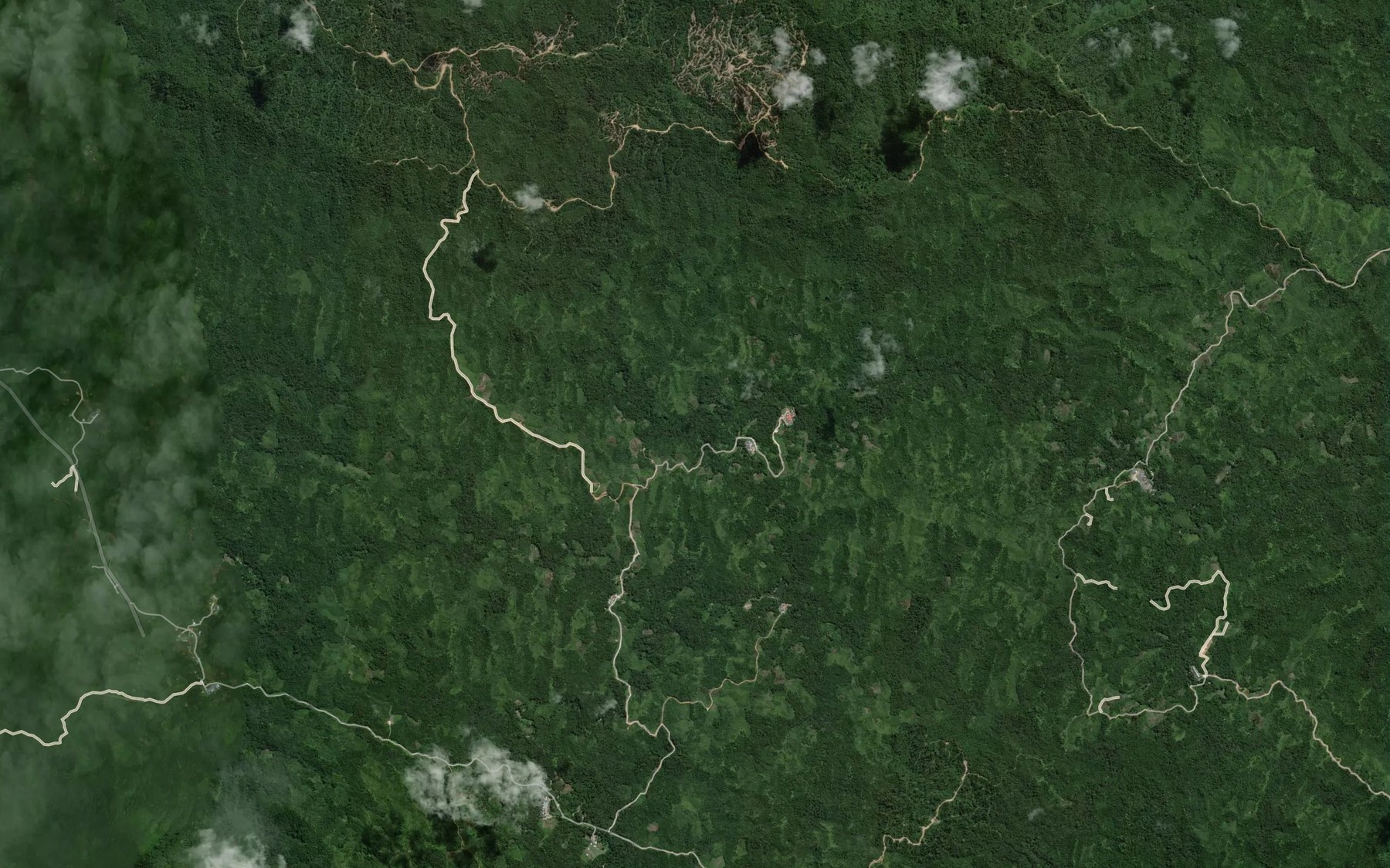 Satellite map of the Sungai Engkaban