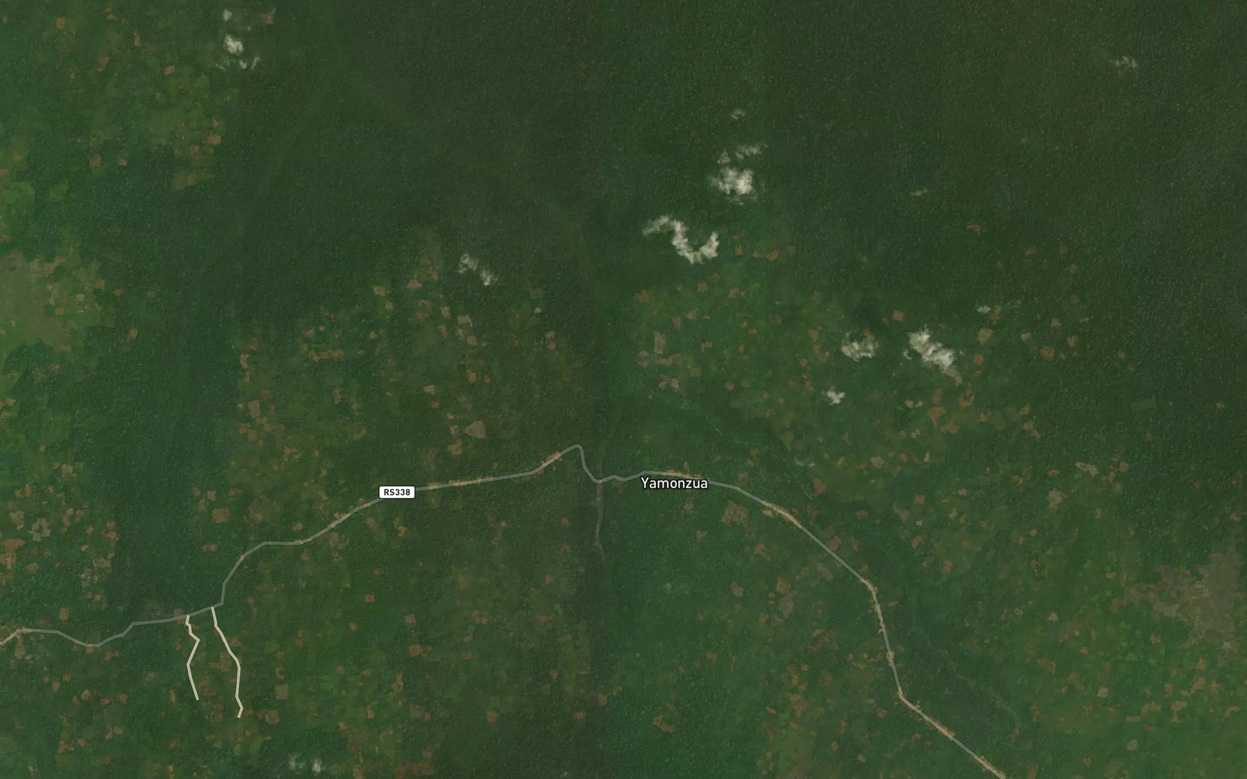 Satellite map of the Mondumba