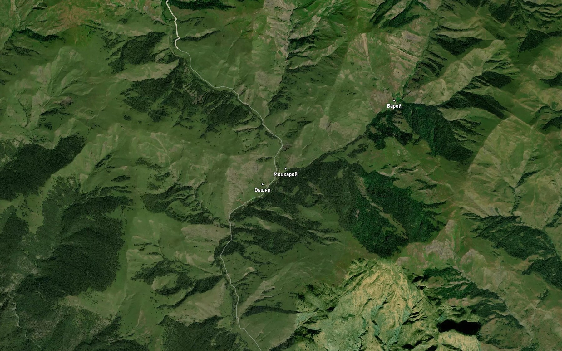 Satellite map of the Nikaroy
