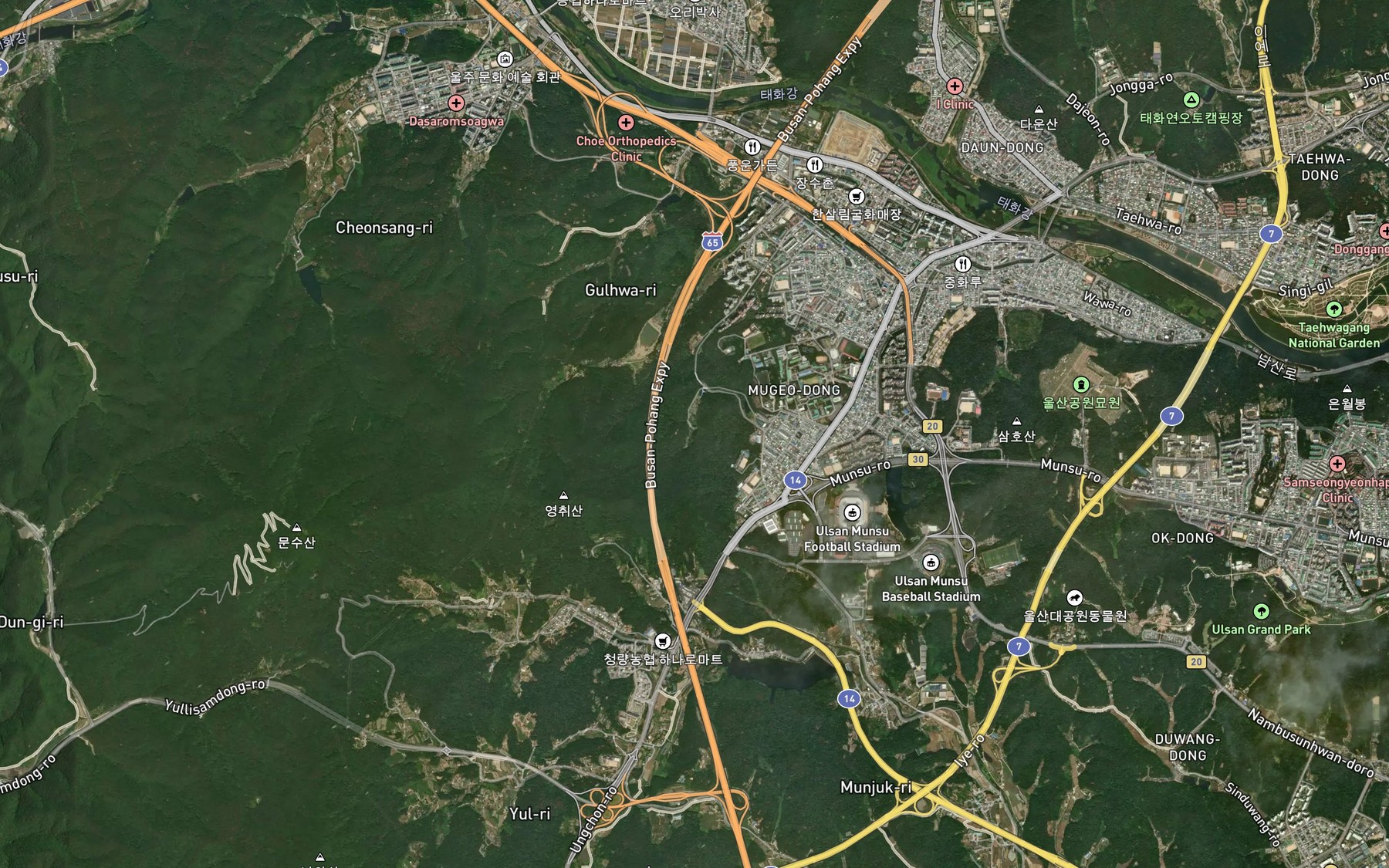 Satellite map of the Jeomgoljeosuji