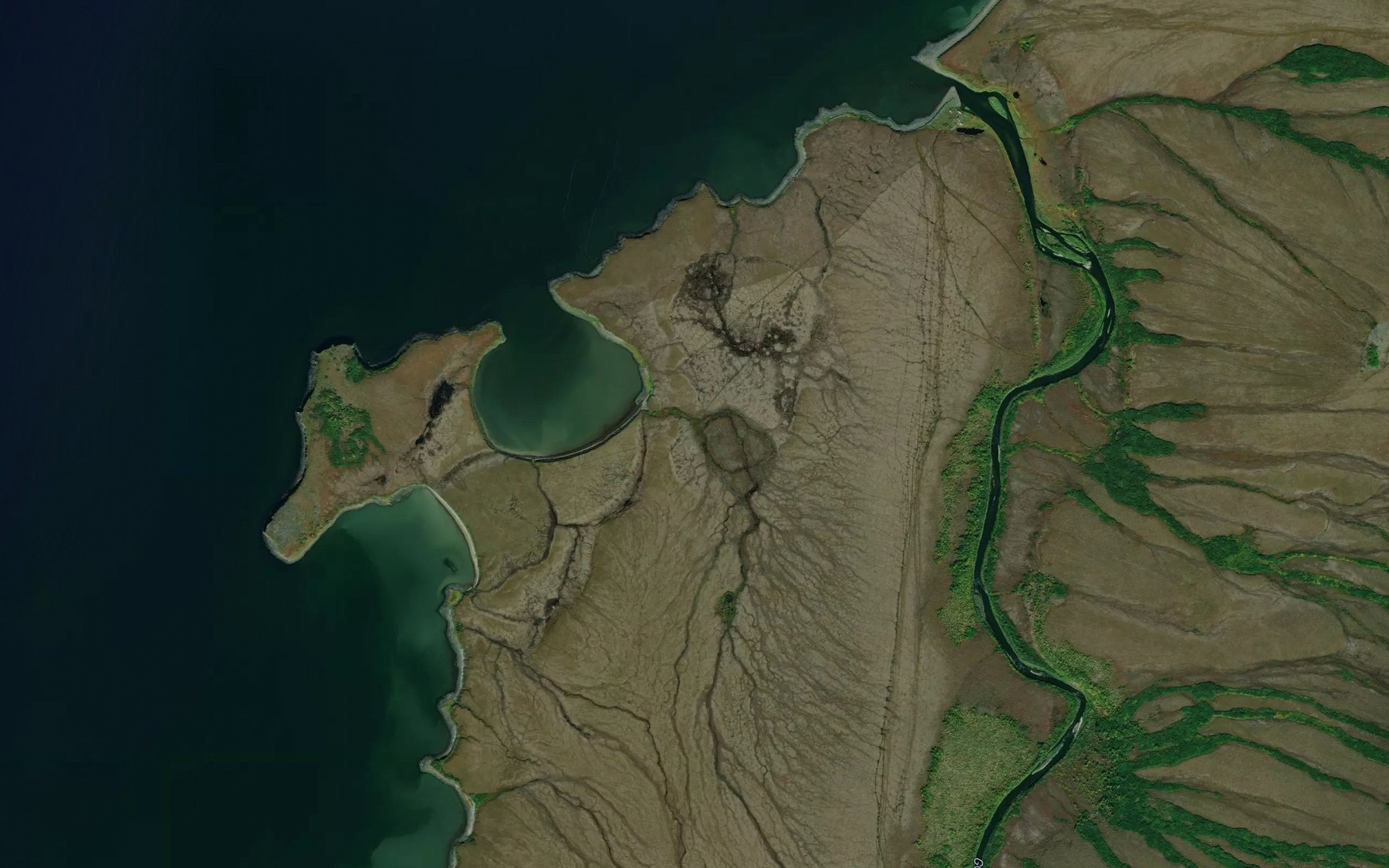 Satellite map of the Nunovulnuk Harbor