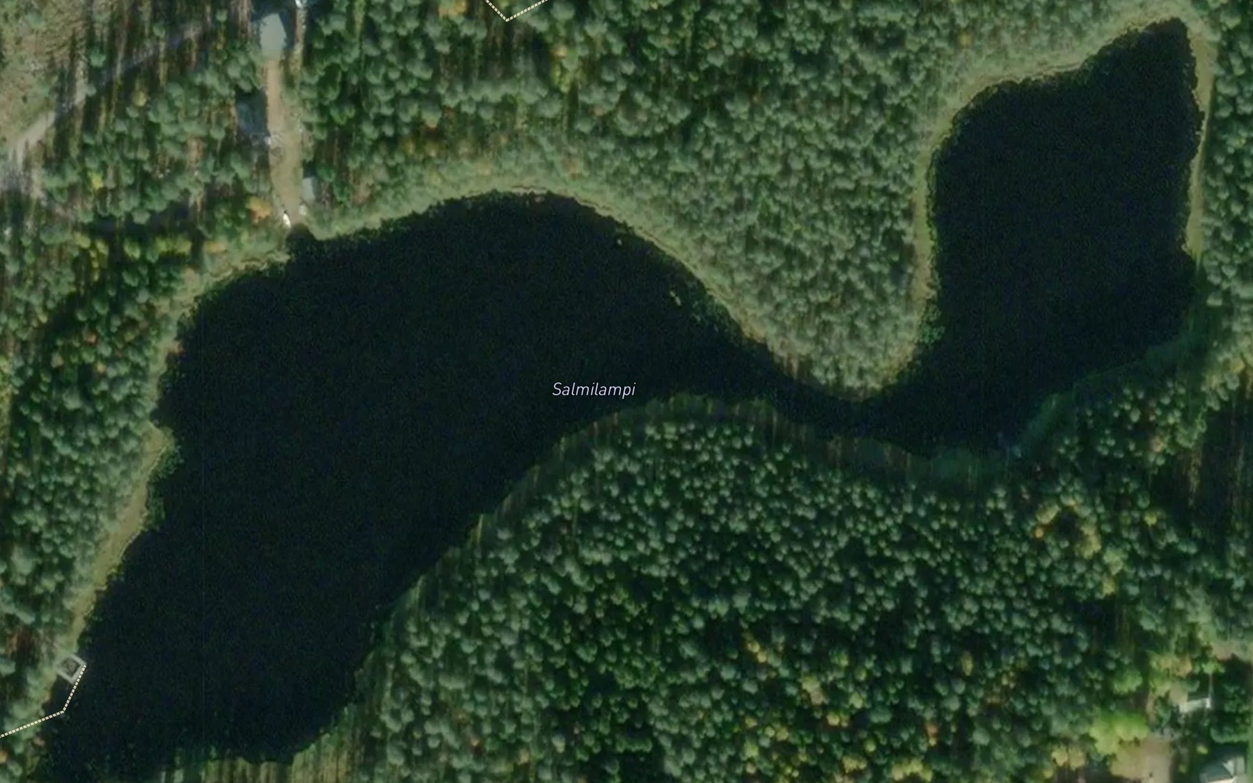 Satellite map of the Salmilampi