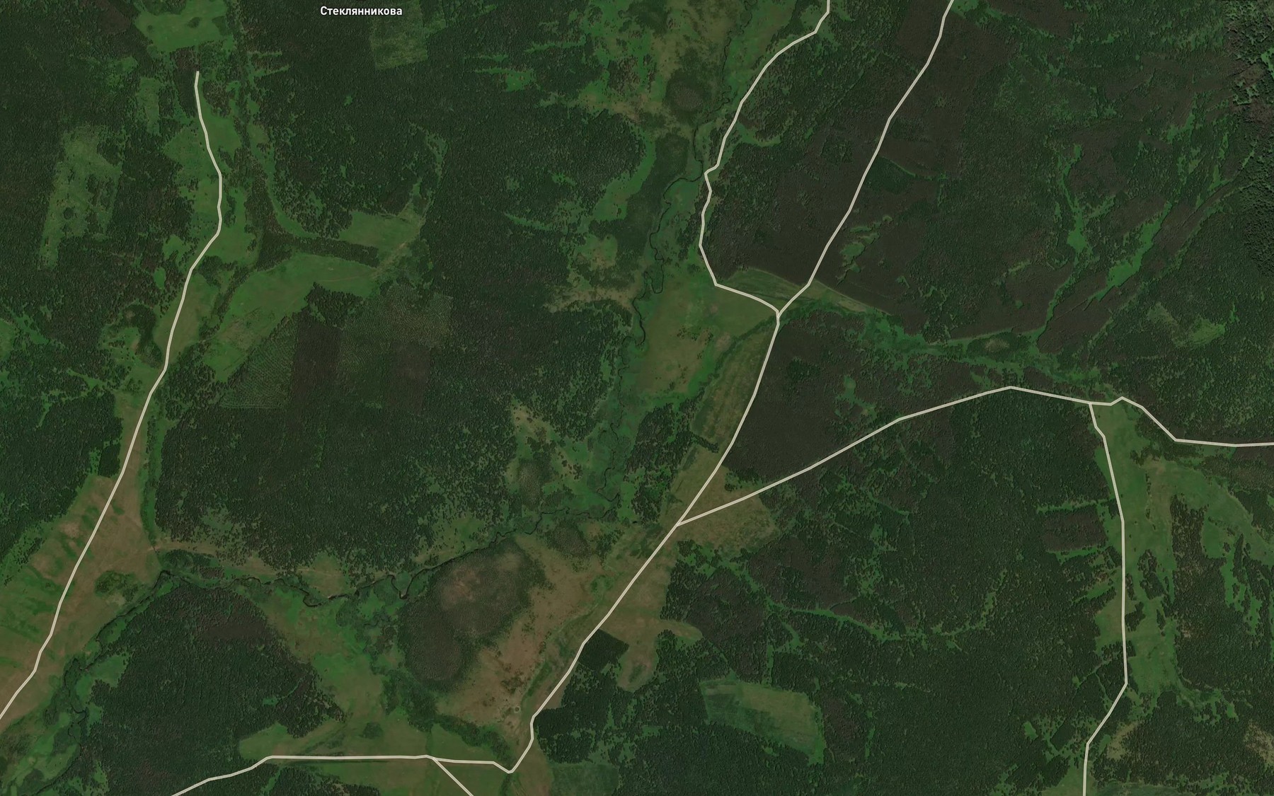 Satellite map of the Kuzha Bayda