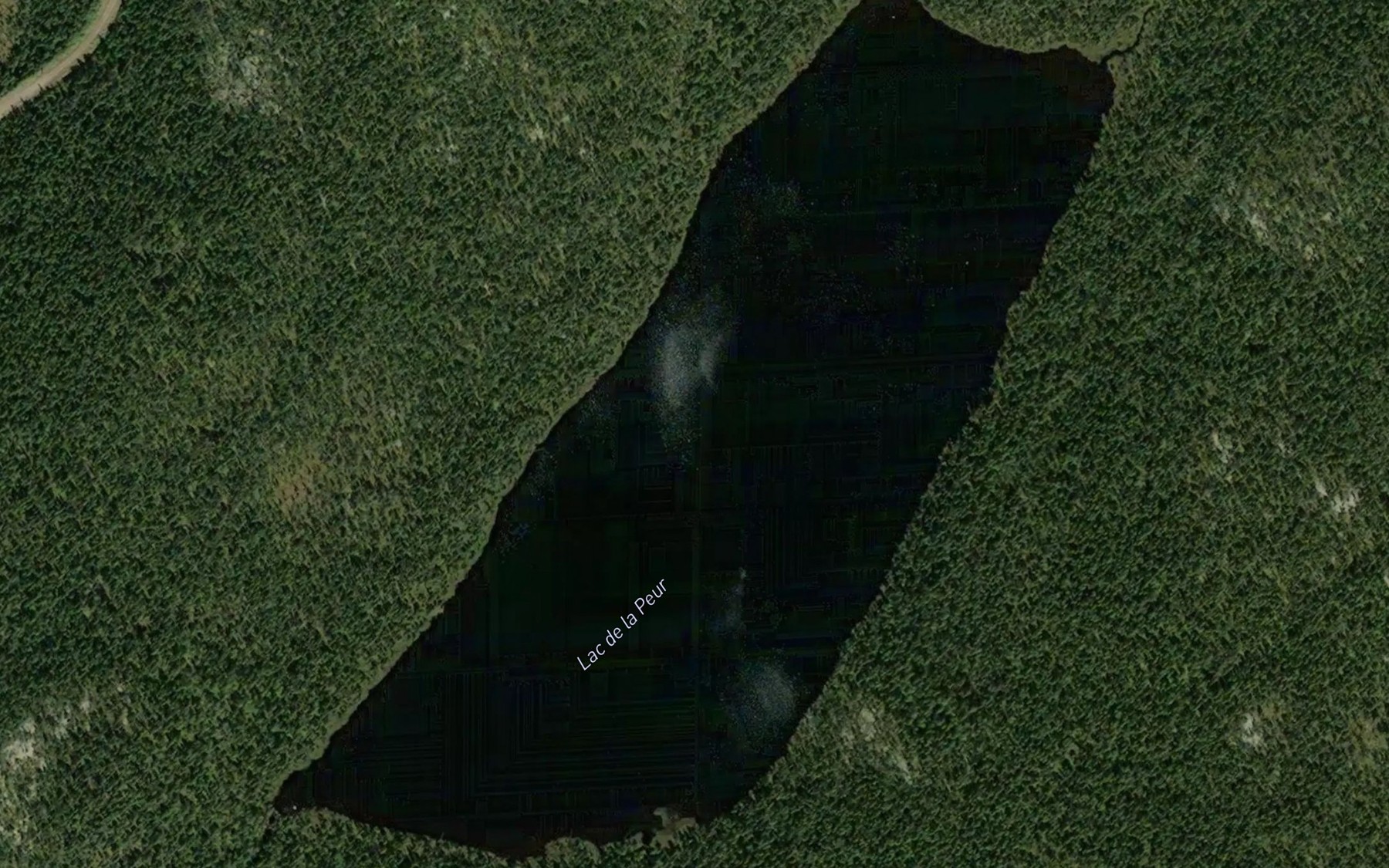 Satellite map of the Lac de la Peur