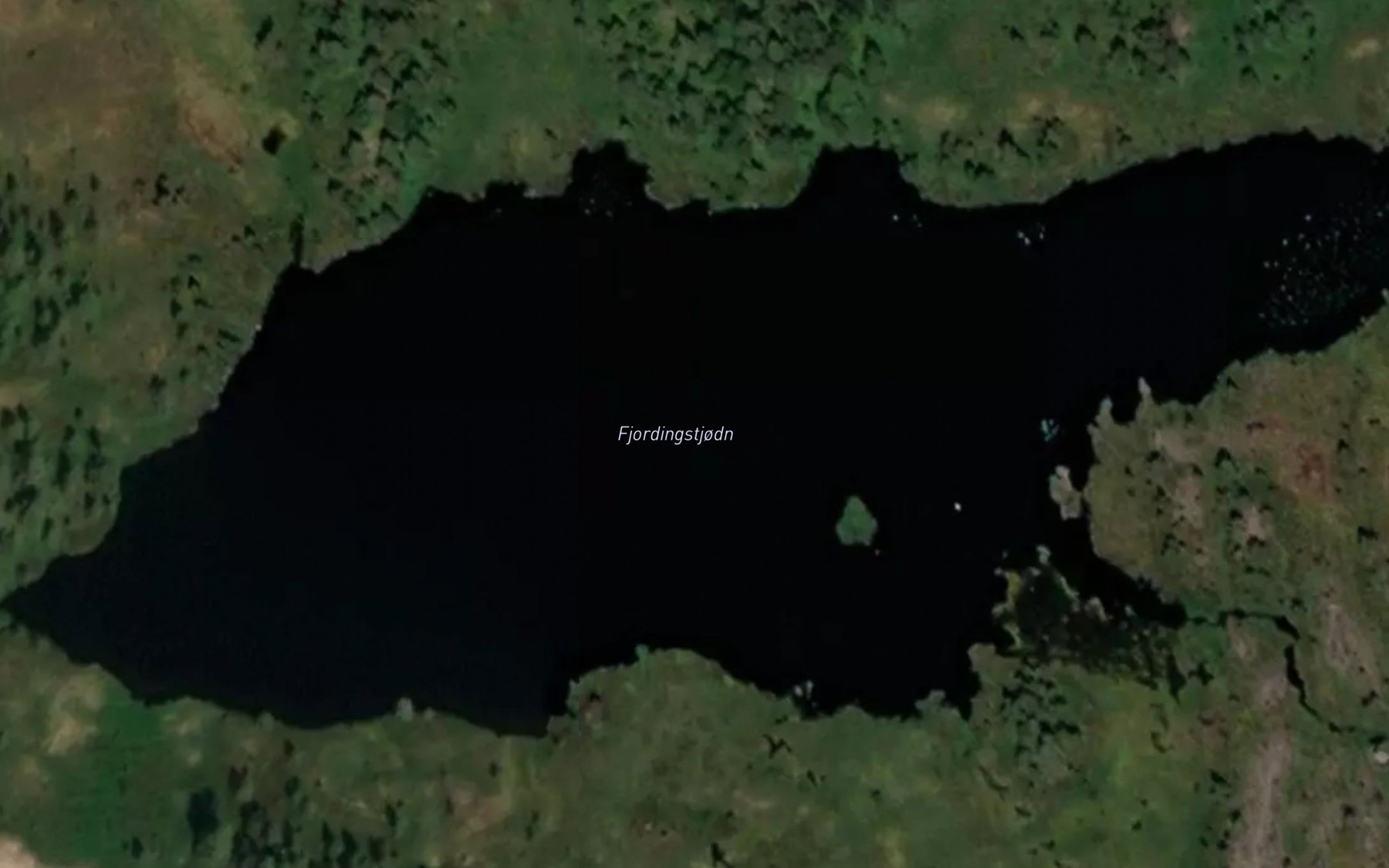 Satellite map of the Fjordungstjorni