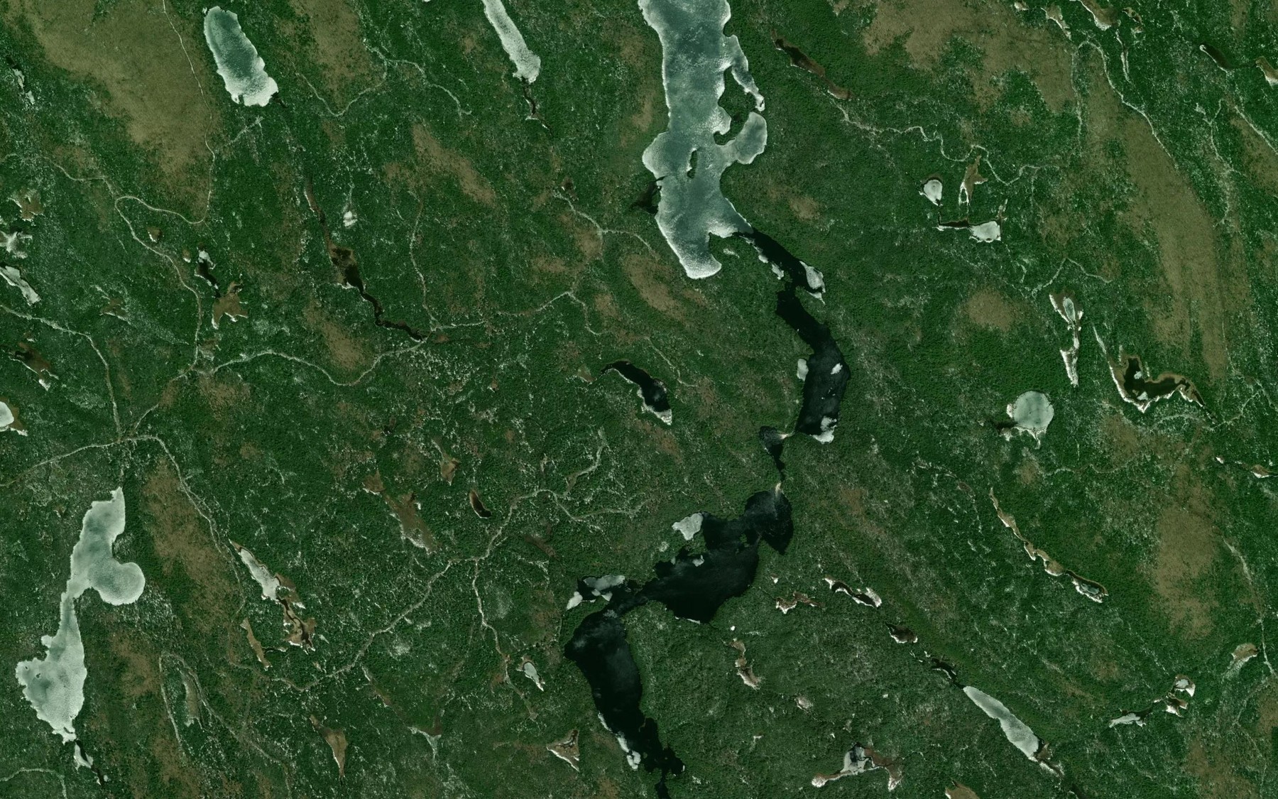 Satellite map of the Lac des Tetards