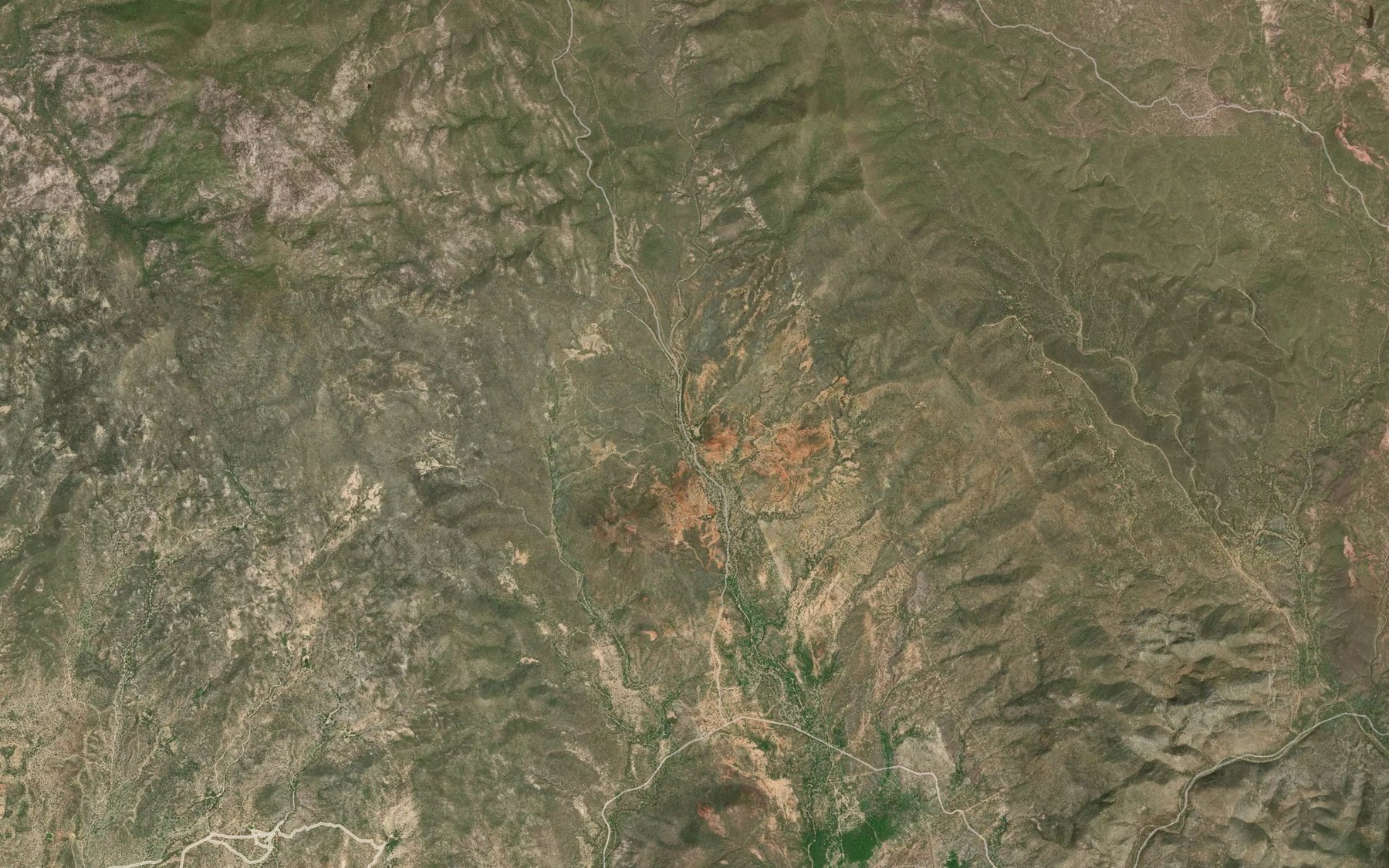 Satellite map of the Cerro Colorado