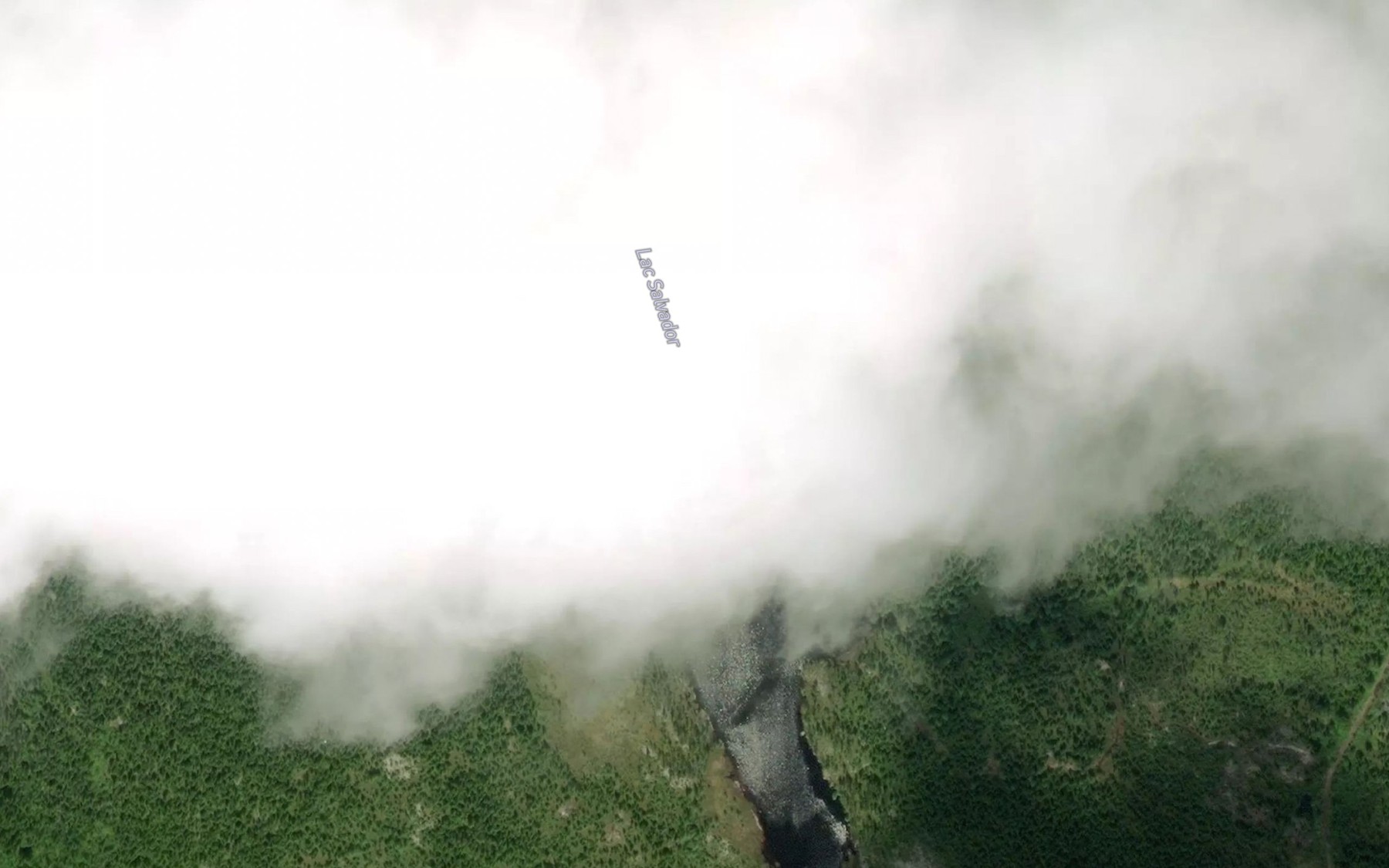Satellite map of the Lac Salvador