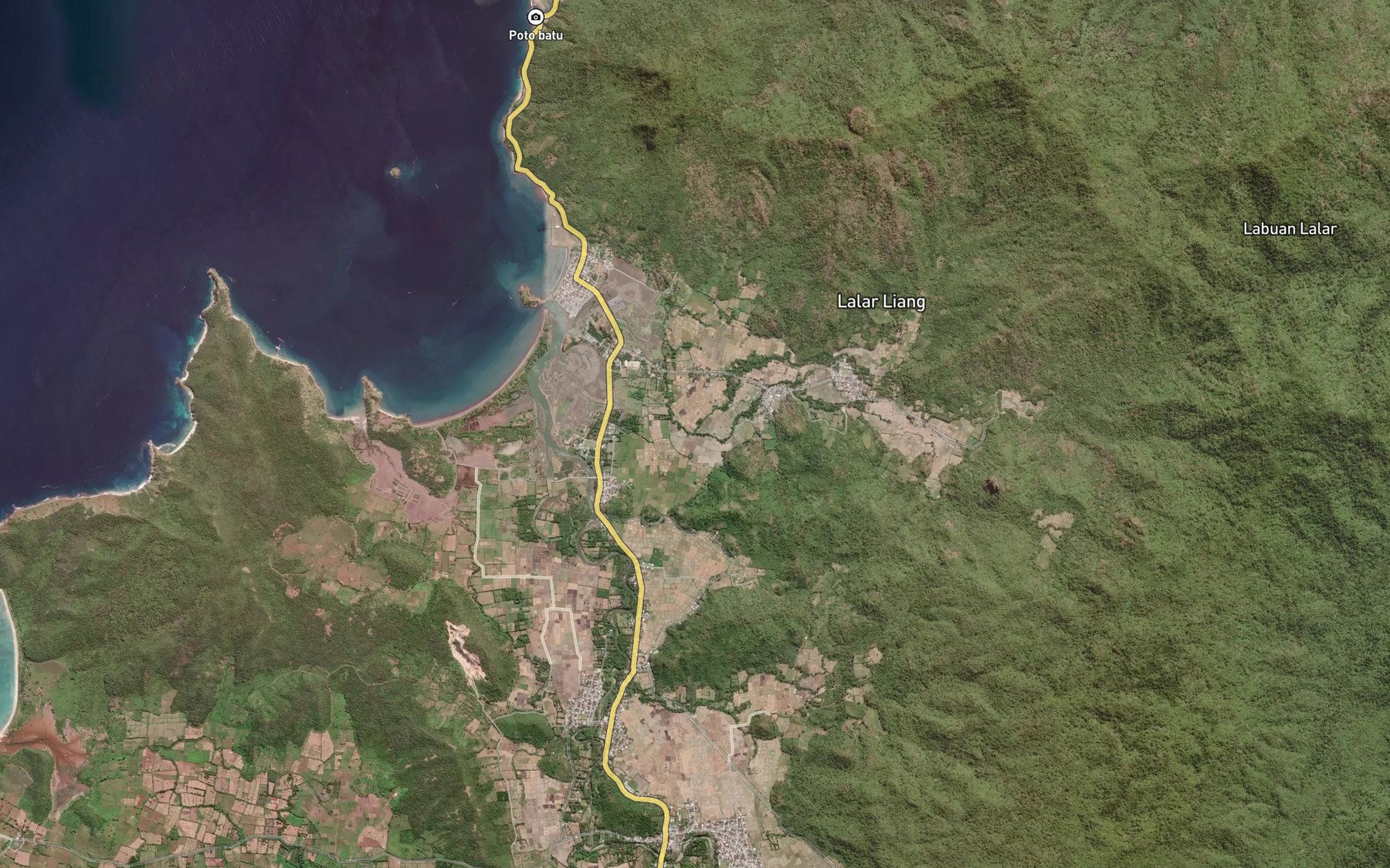 Satellite map of the Brang Bagi