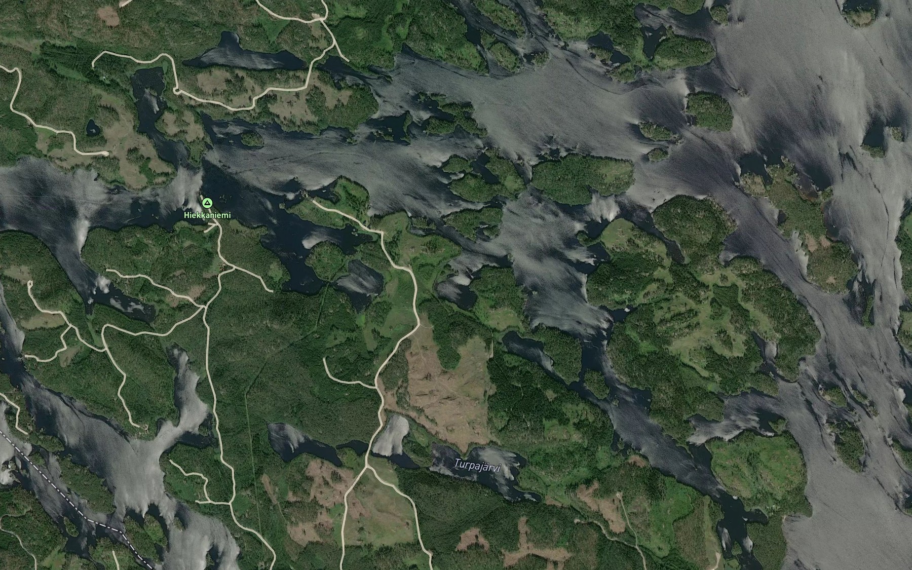 Satellite map of the Veihtlahti