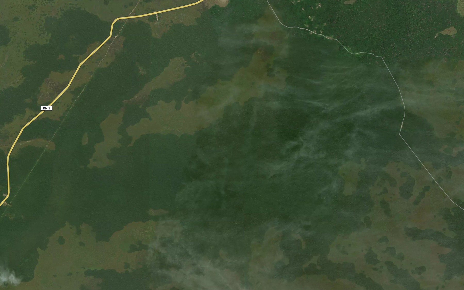 Satellite map of the Ombomo