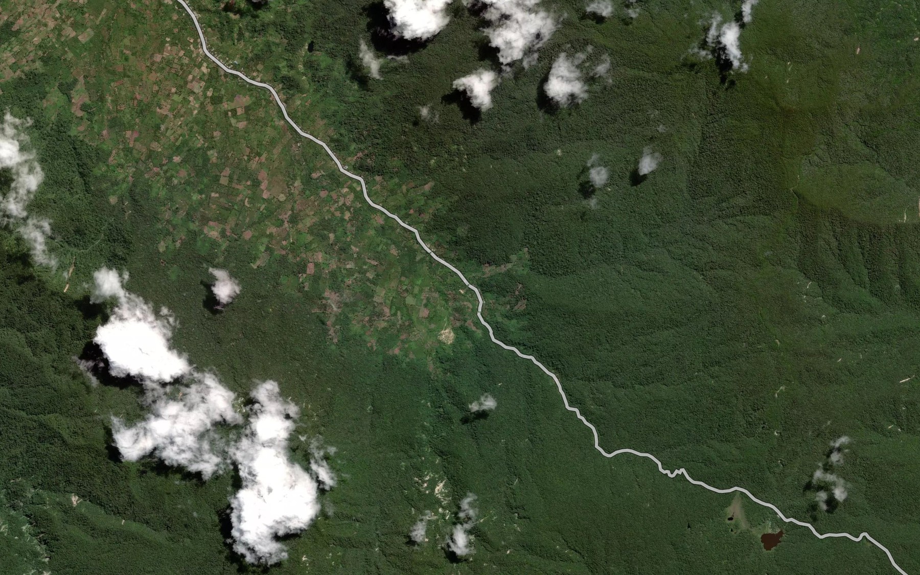 Satellite map of the Owai Salubenua
