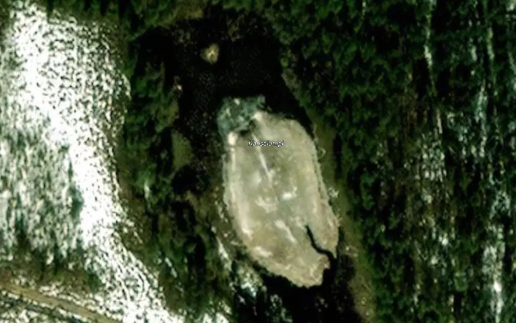 Satellite map of the Kansalampi