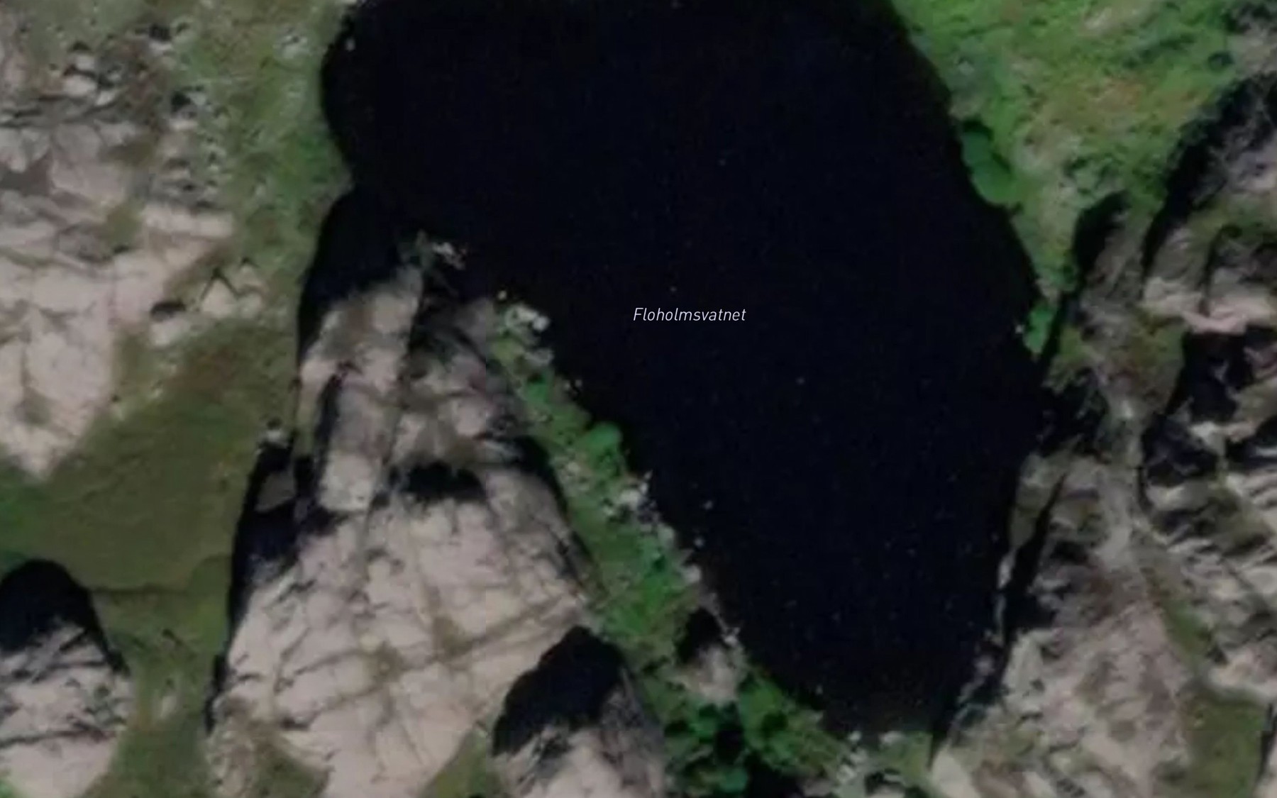 Satellite map of the Floholmsvatnet