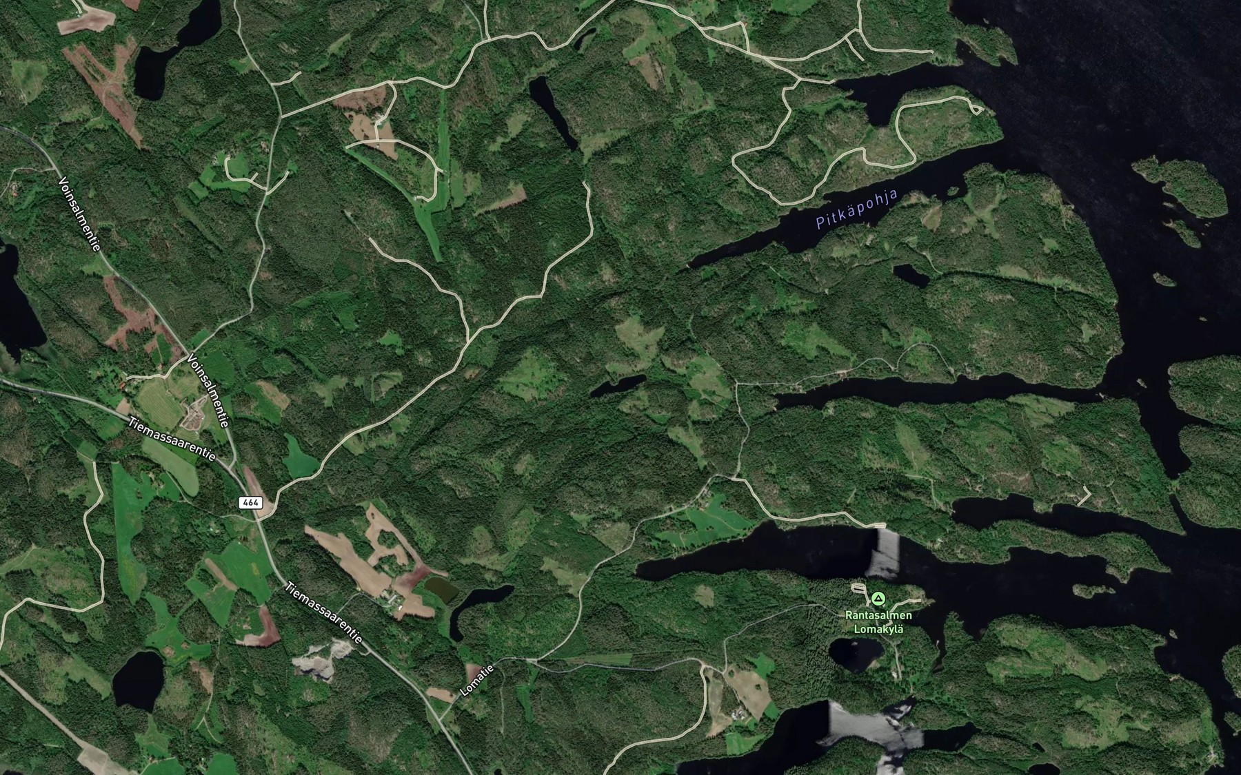 Satellite map of the Heikinlampi