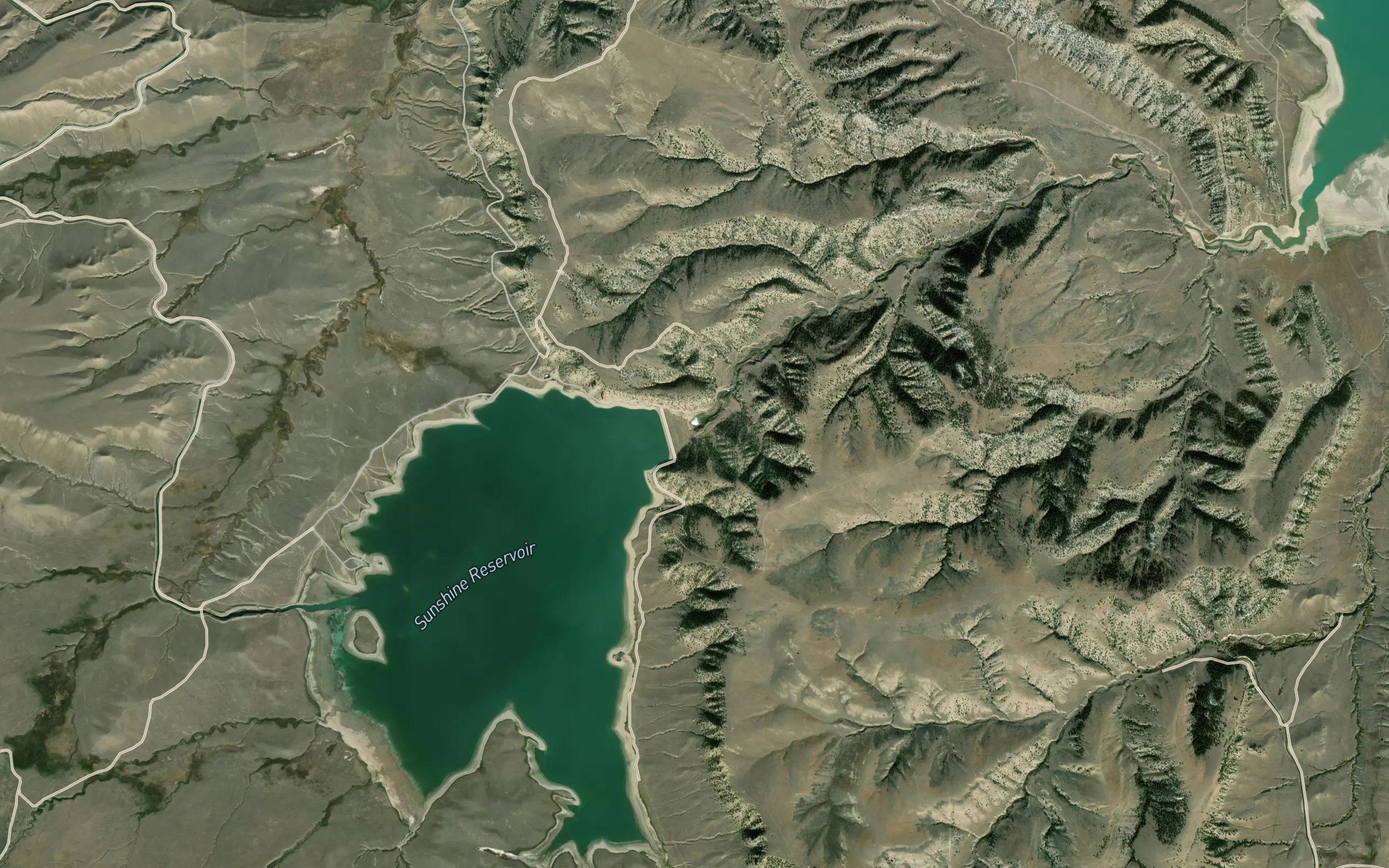 Enlargement Upper Sunshine Reservoir