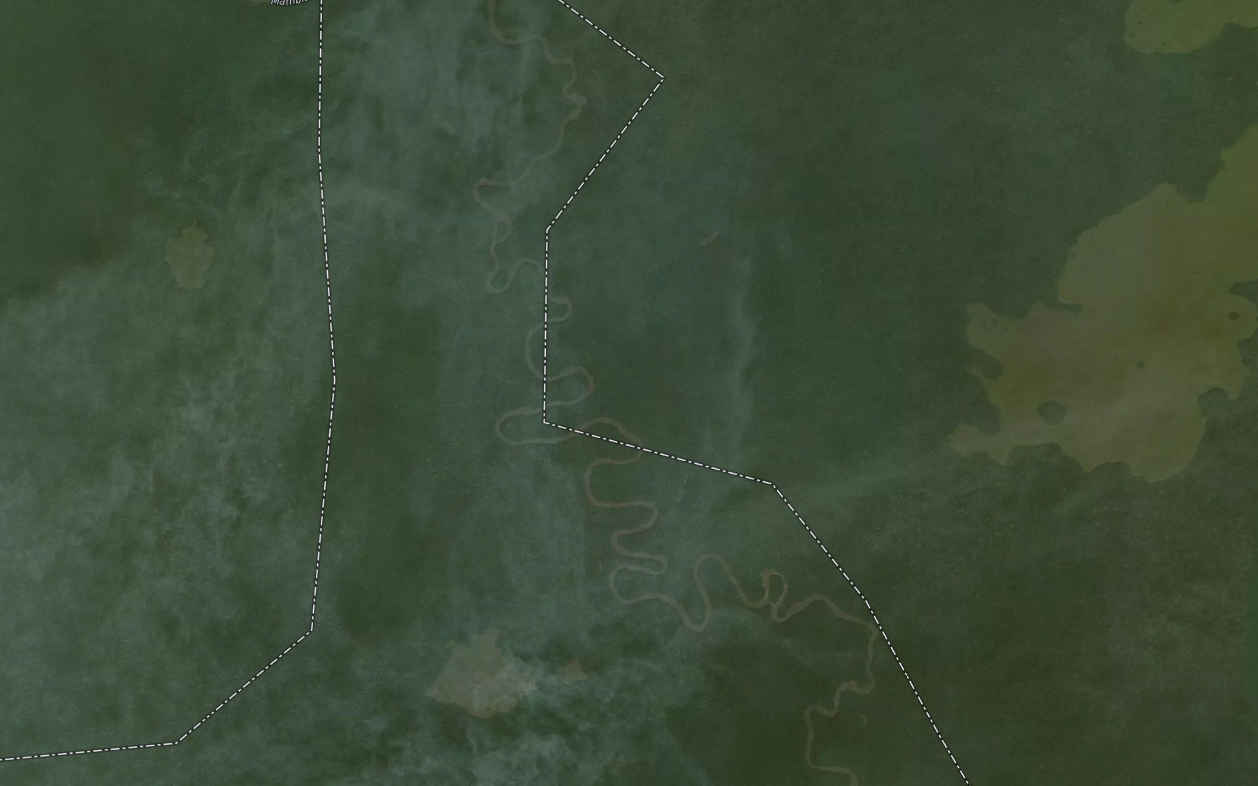 Satellite map of the Lejoua