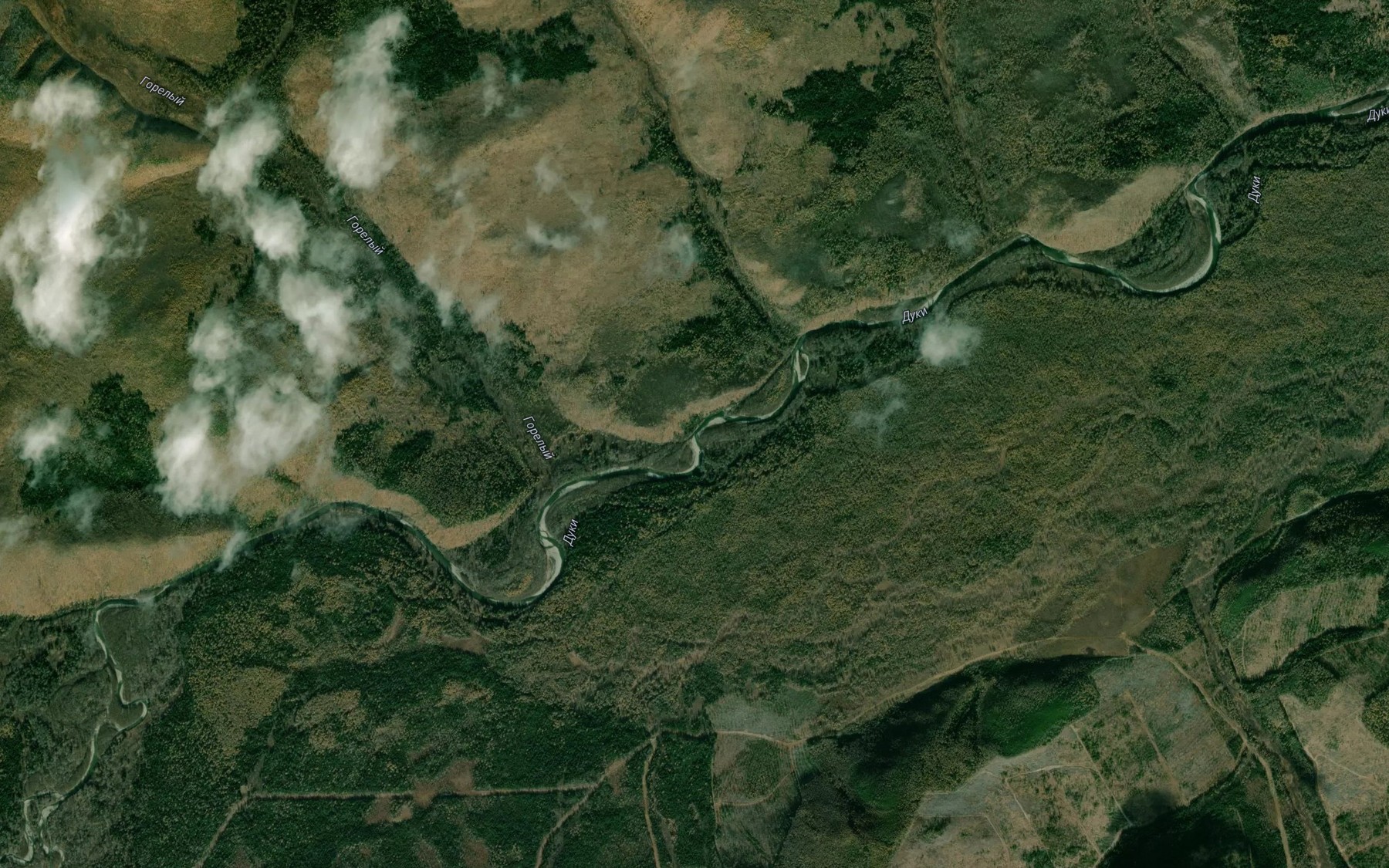 Satellite map of the Pereval'nyy