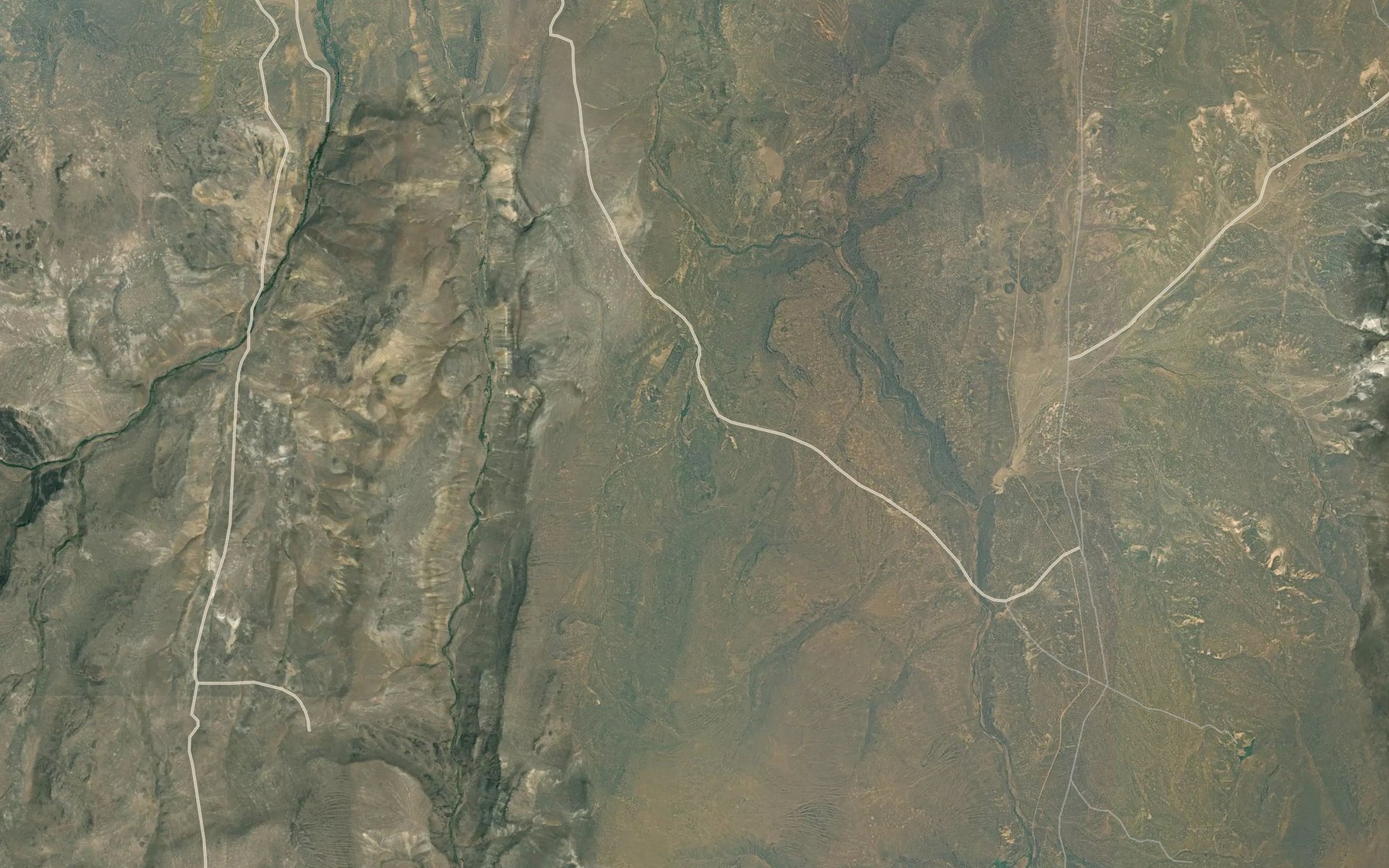 Satellite map of the Hunter Spring