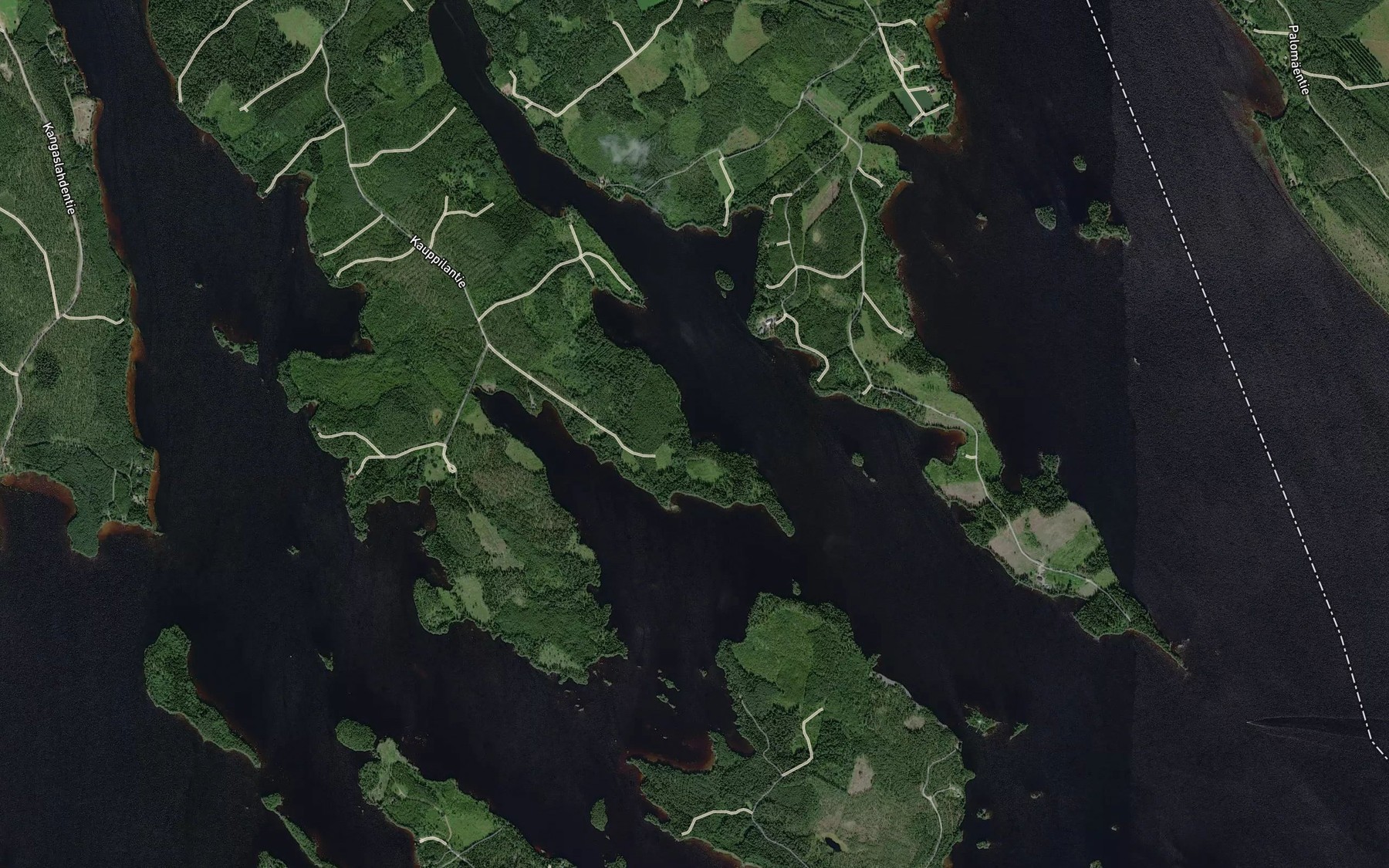 Satellite map of the Ketvellahti
