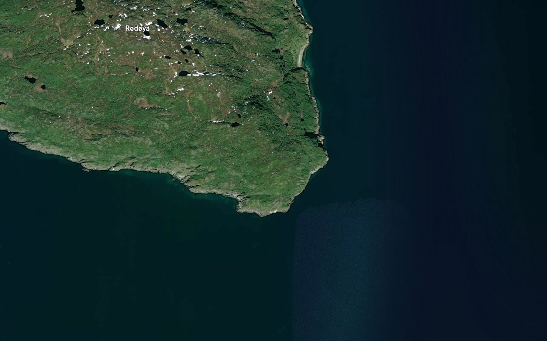 Satellite map of the Solbukta