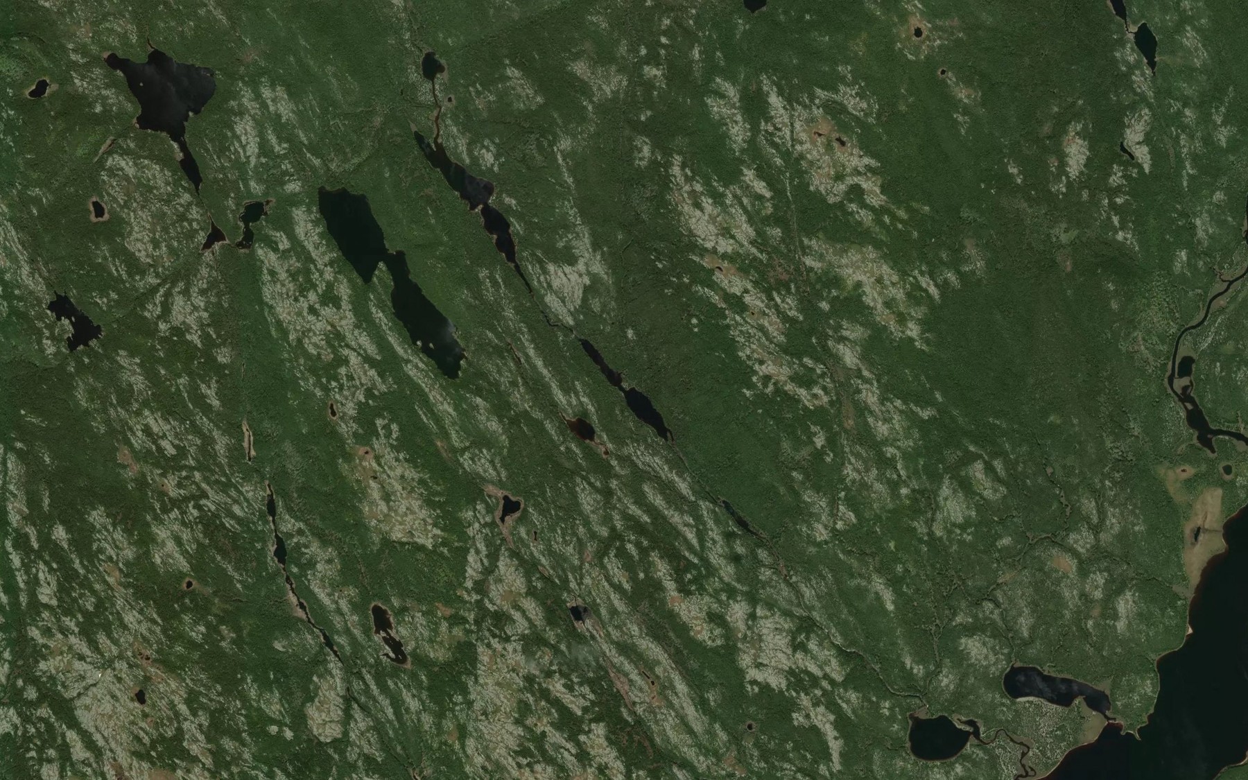 Satellite map of the Lac Dodienne