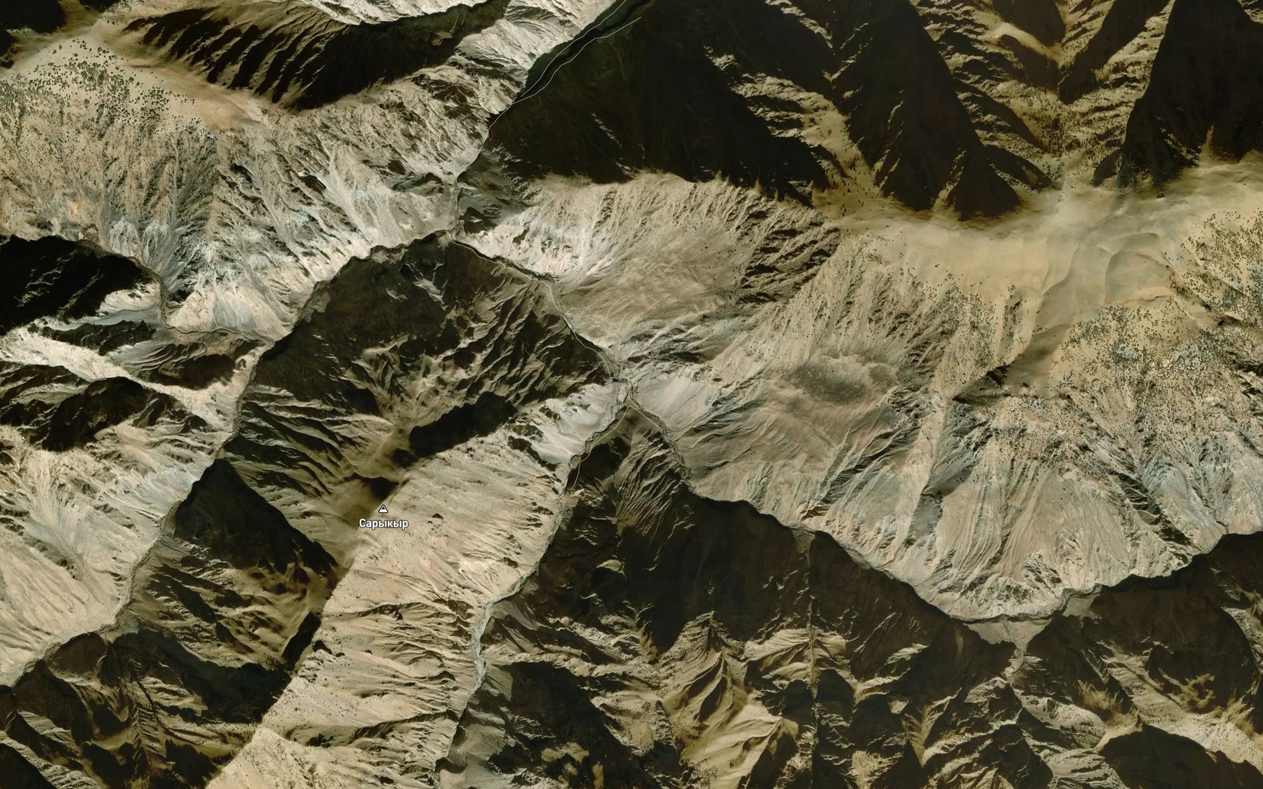 Satellite map of the Kindyk