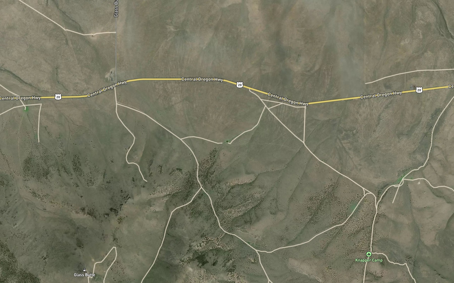 Satellite map of the Bald Waterhole