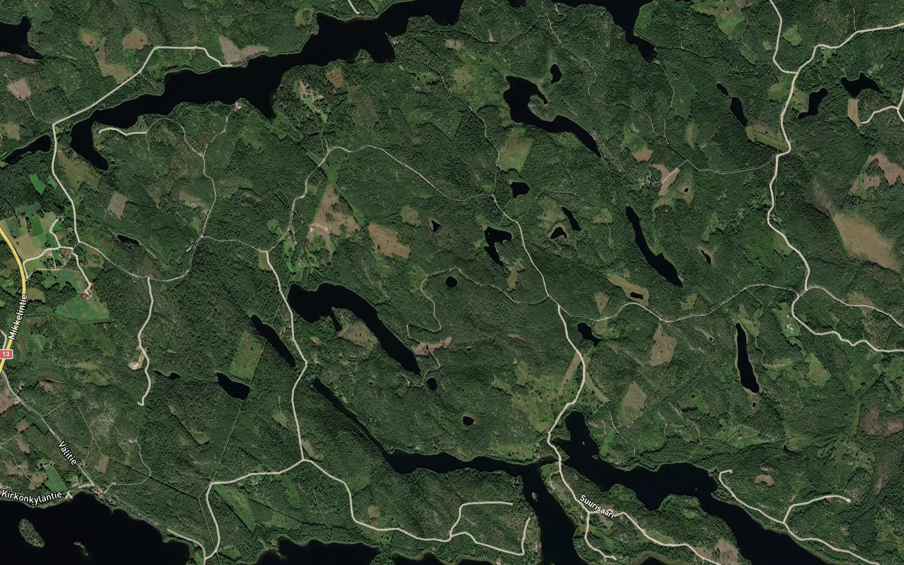 Satellite map of the Voilampi