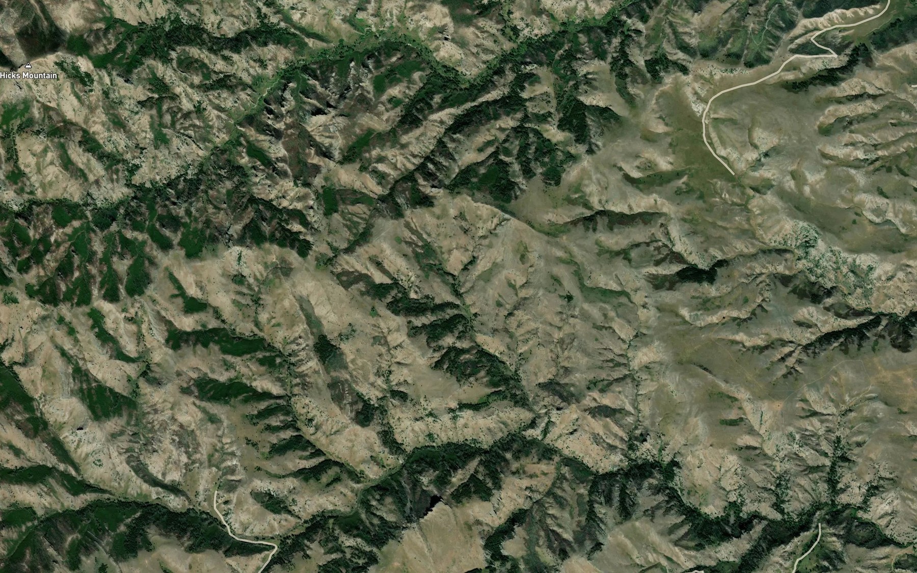 Satellite map of the West Trail Draw Spring
