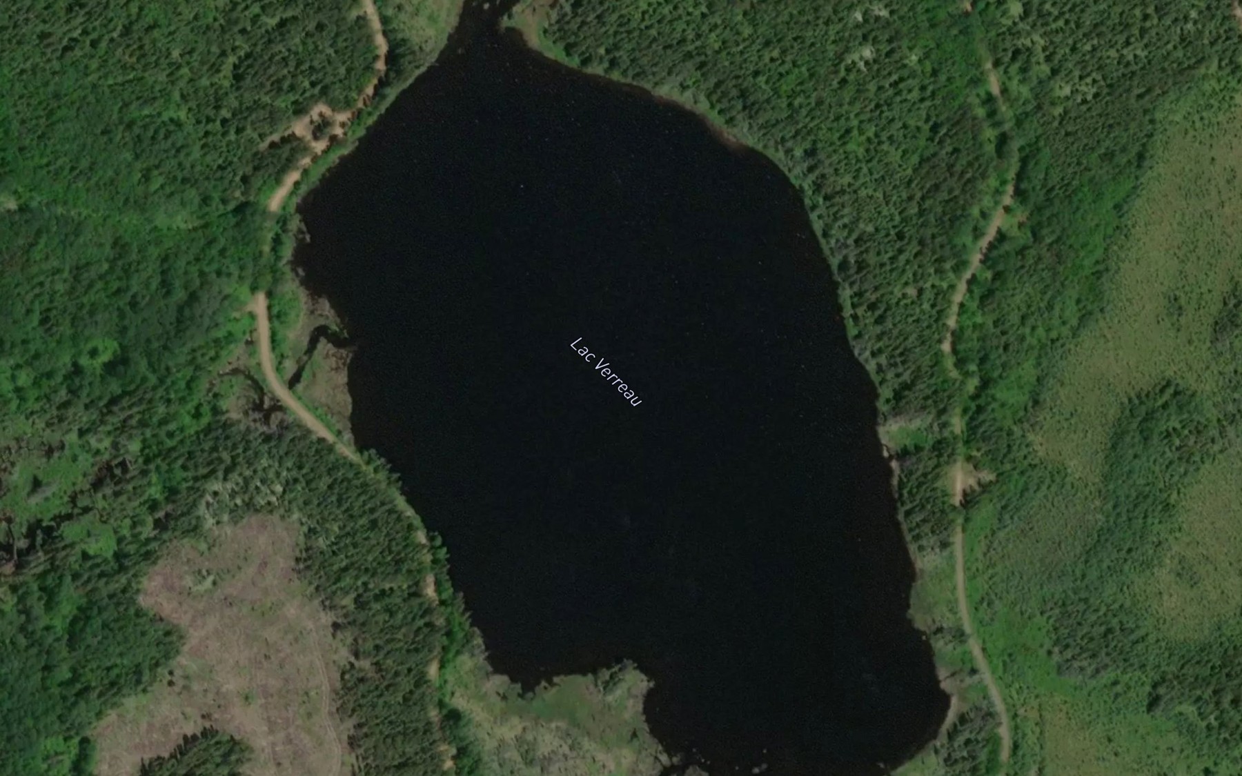 Satellite map of the Lac a Truite
