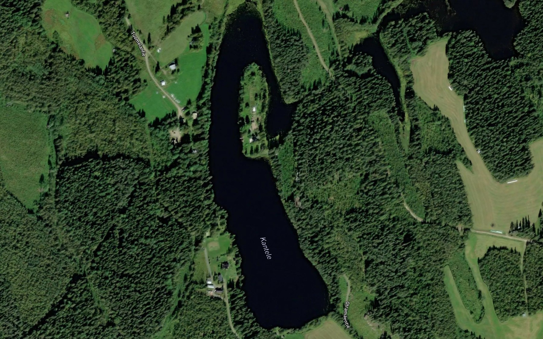 Satellite map of the Kantele