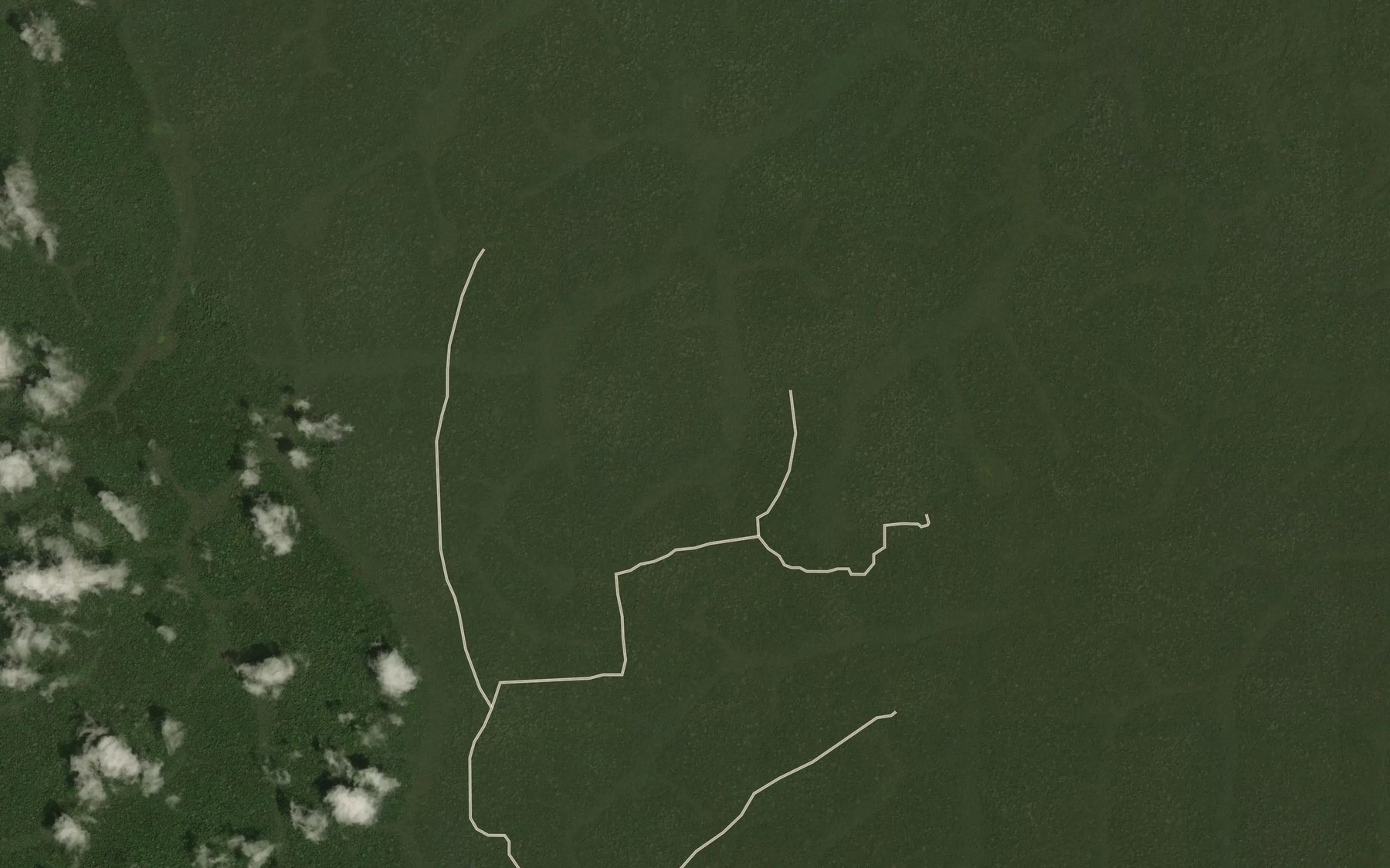 Satellite map of the Mwoue