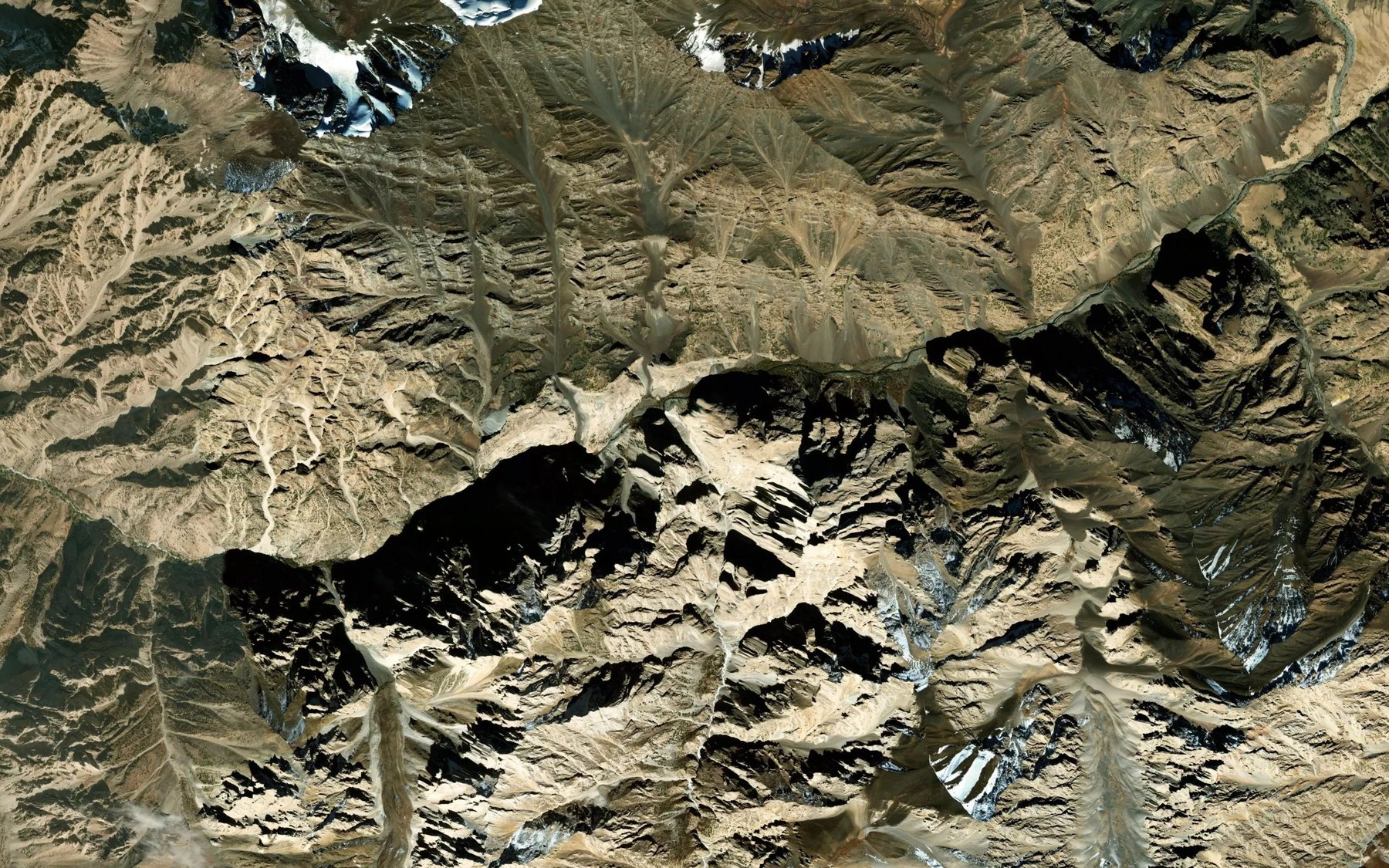 Satellite map of the Dzhangy-Dzher