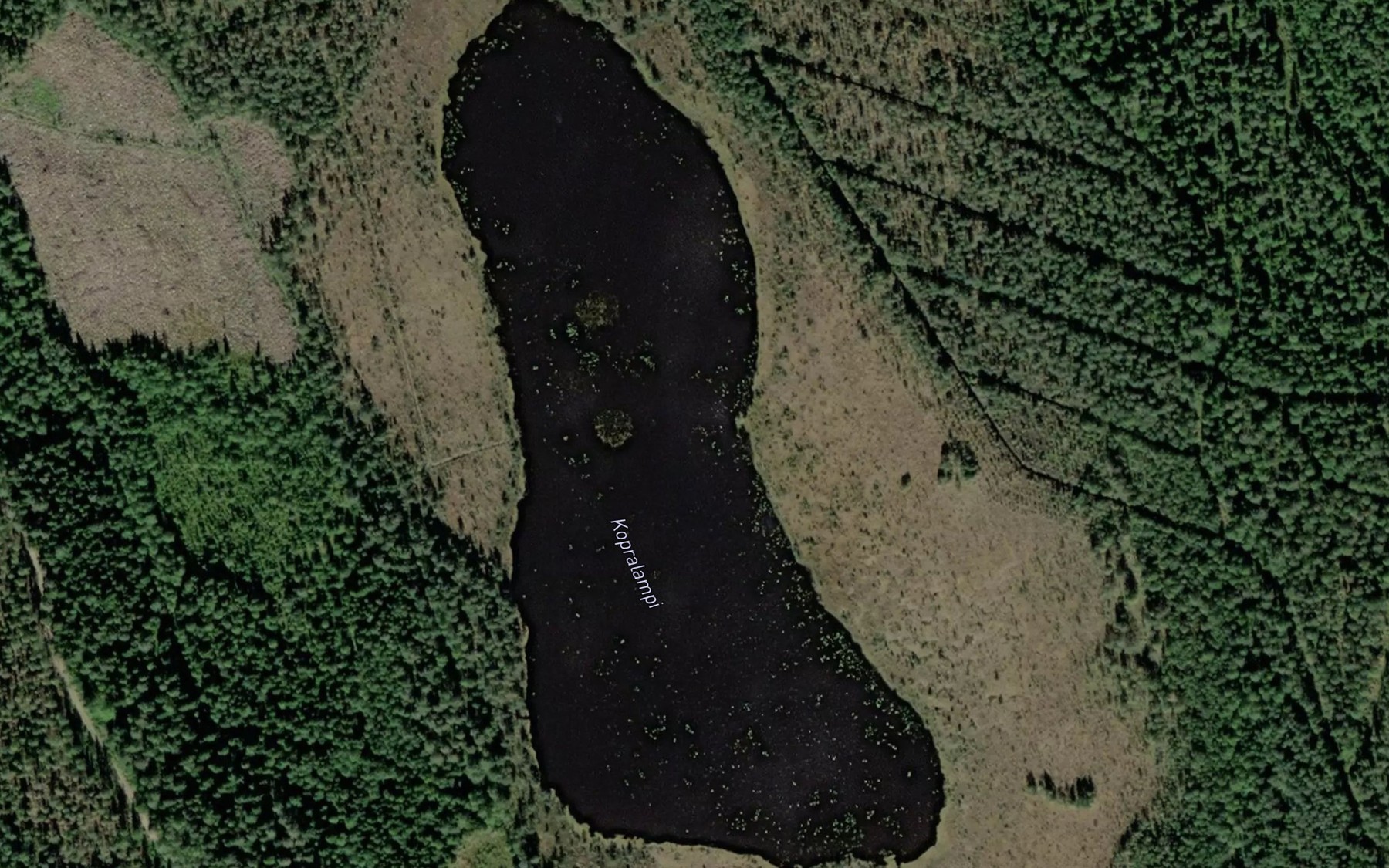 Satellite map of the Kopralampi