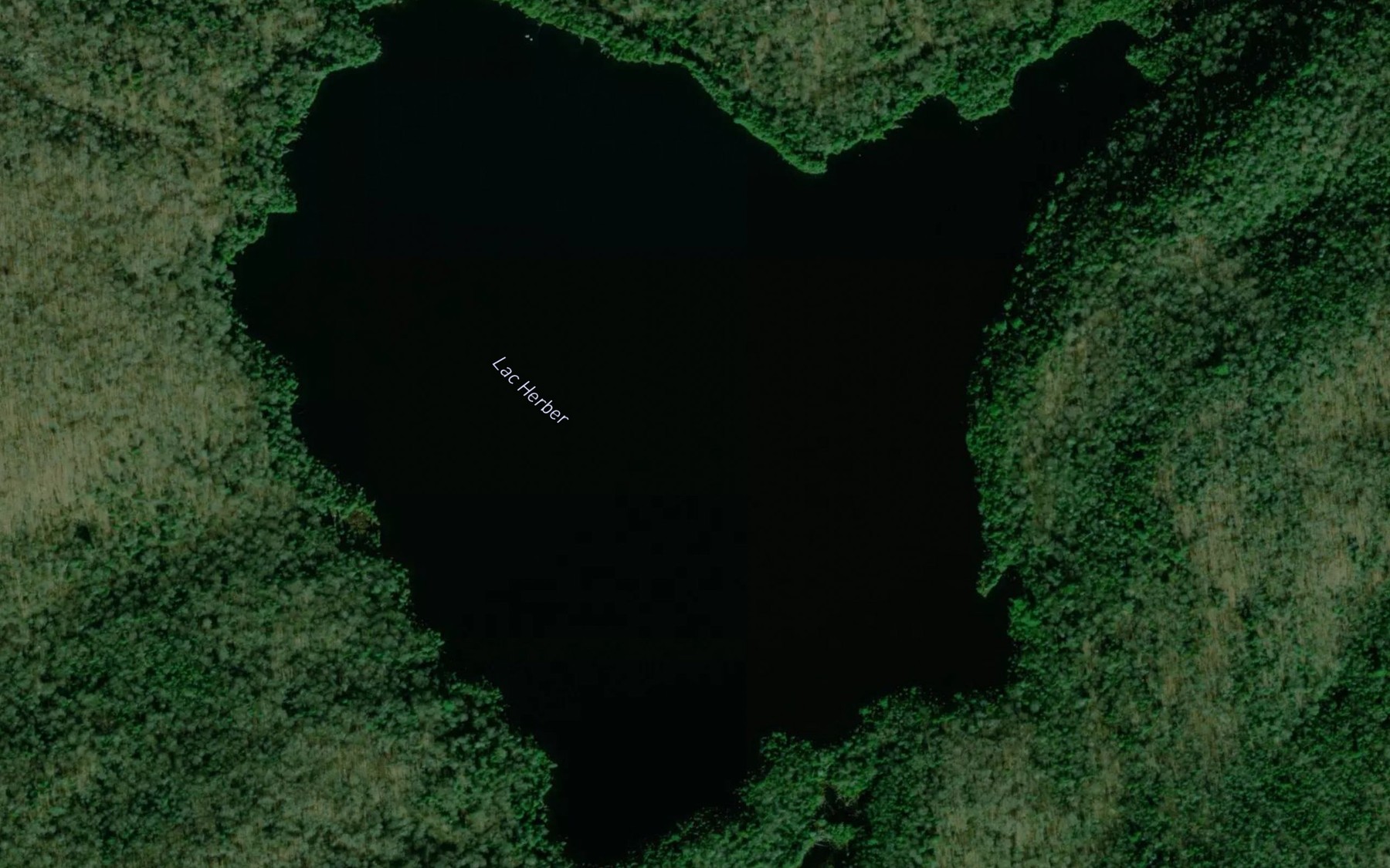 Satellite map of the Lac Herber