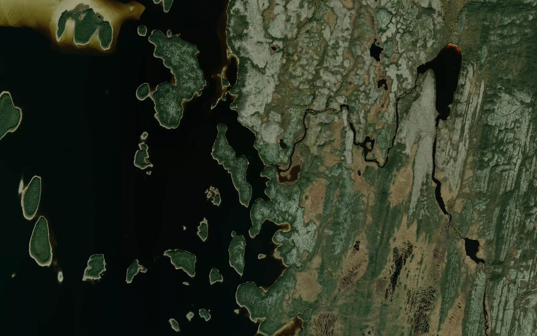 Satellite map of the Riviere Desgouttes