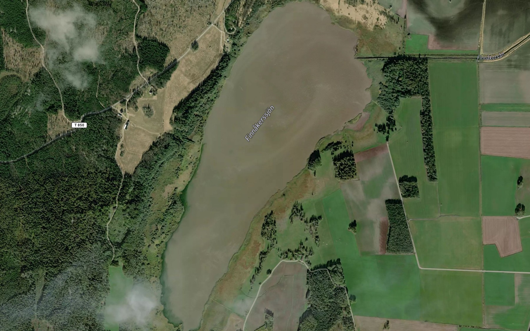 Satellite map of the Finnakerssjon