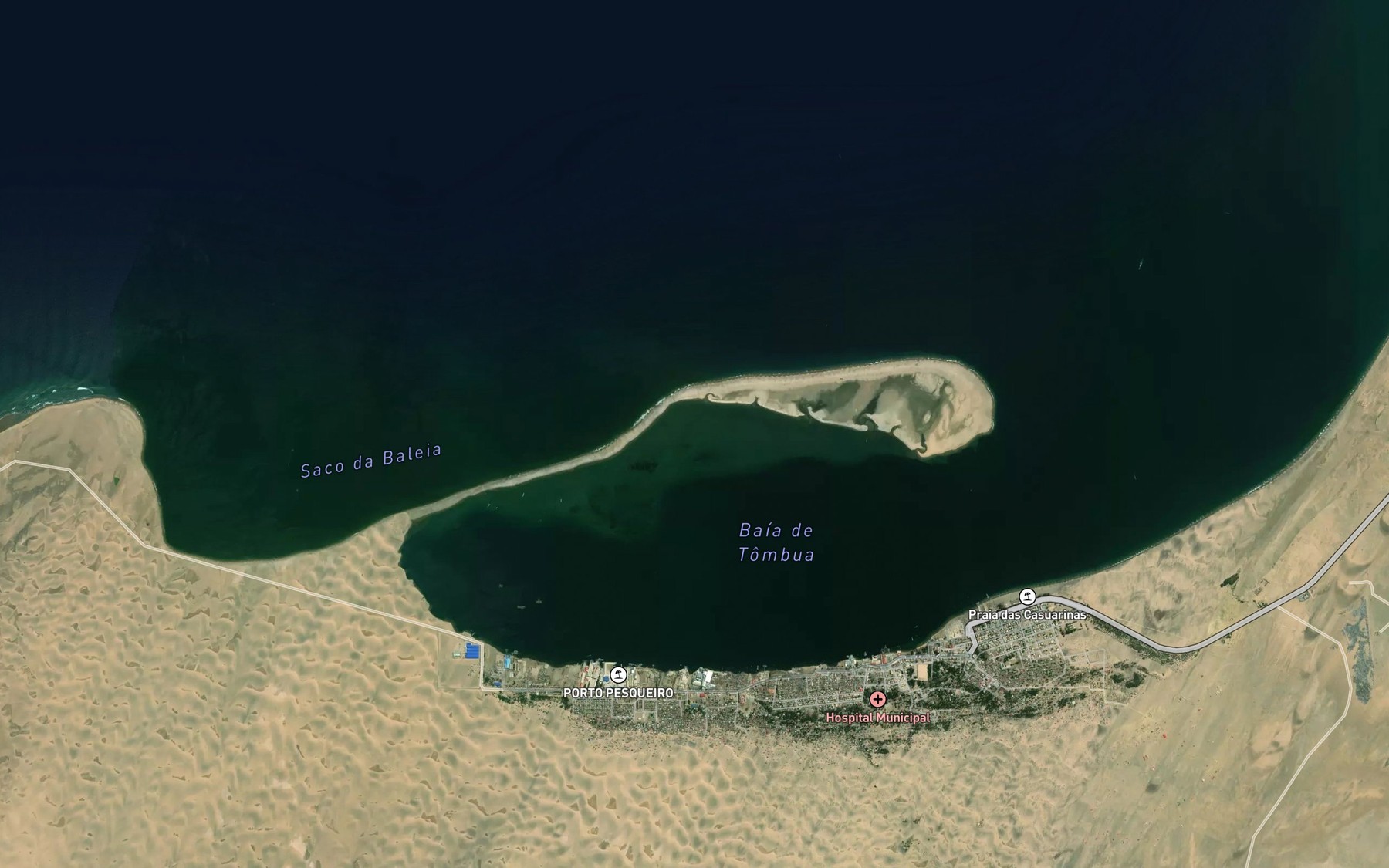 Satellite map of the Baixo da Ponta Brava