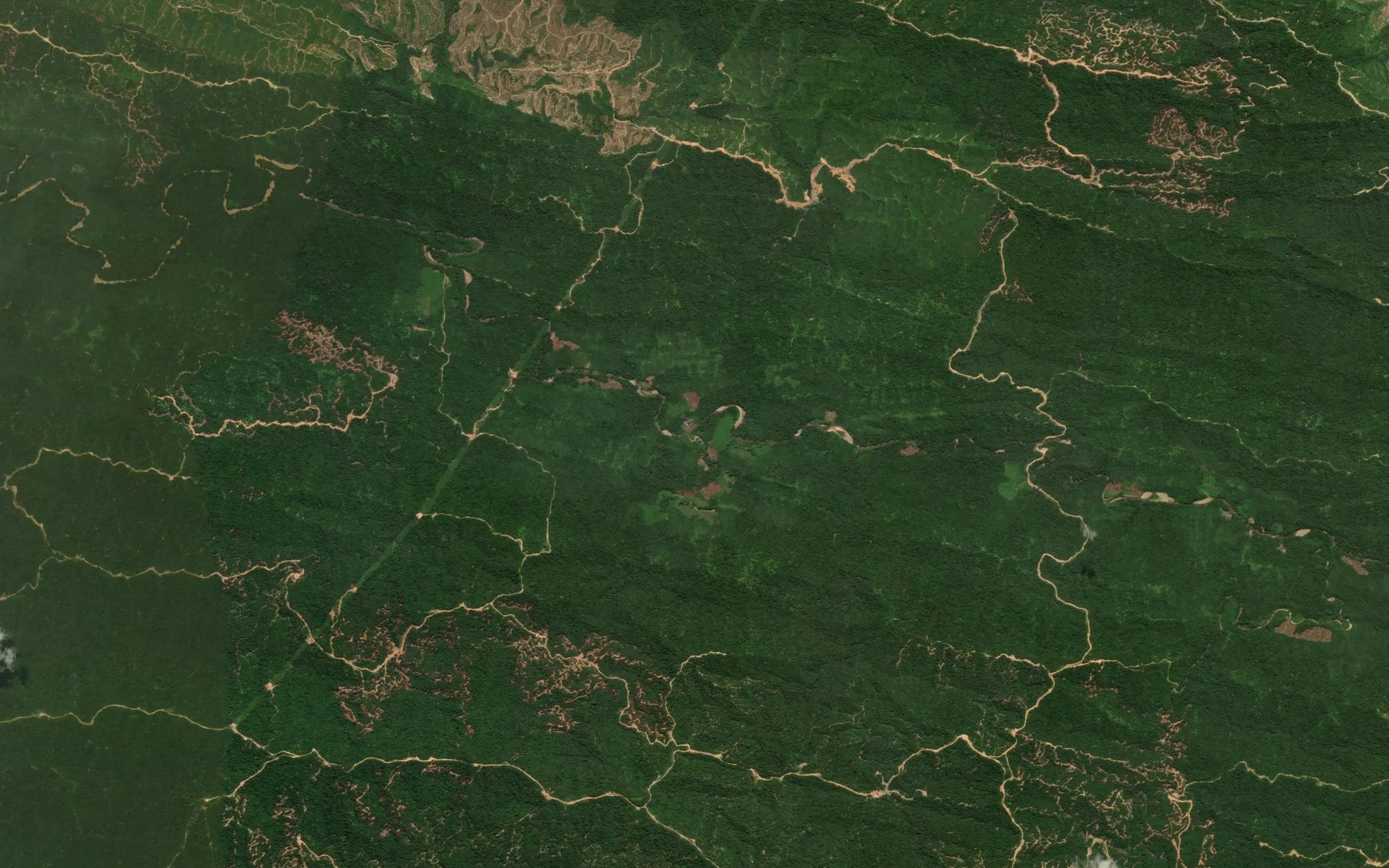 Satellite map of the Sungai Setutong