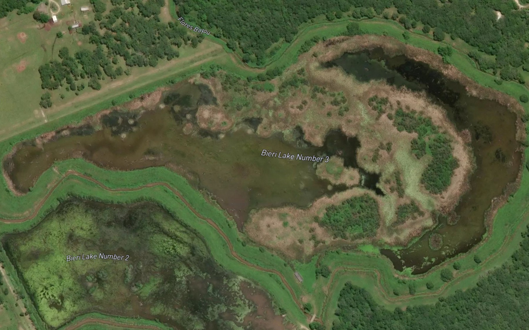 Satellite map of the Bieri Lake Number 3