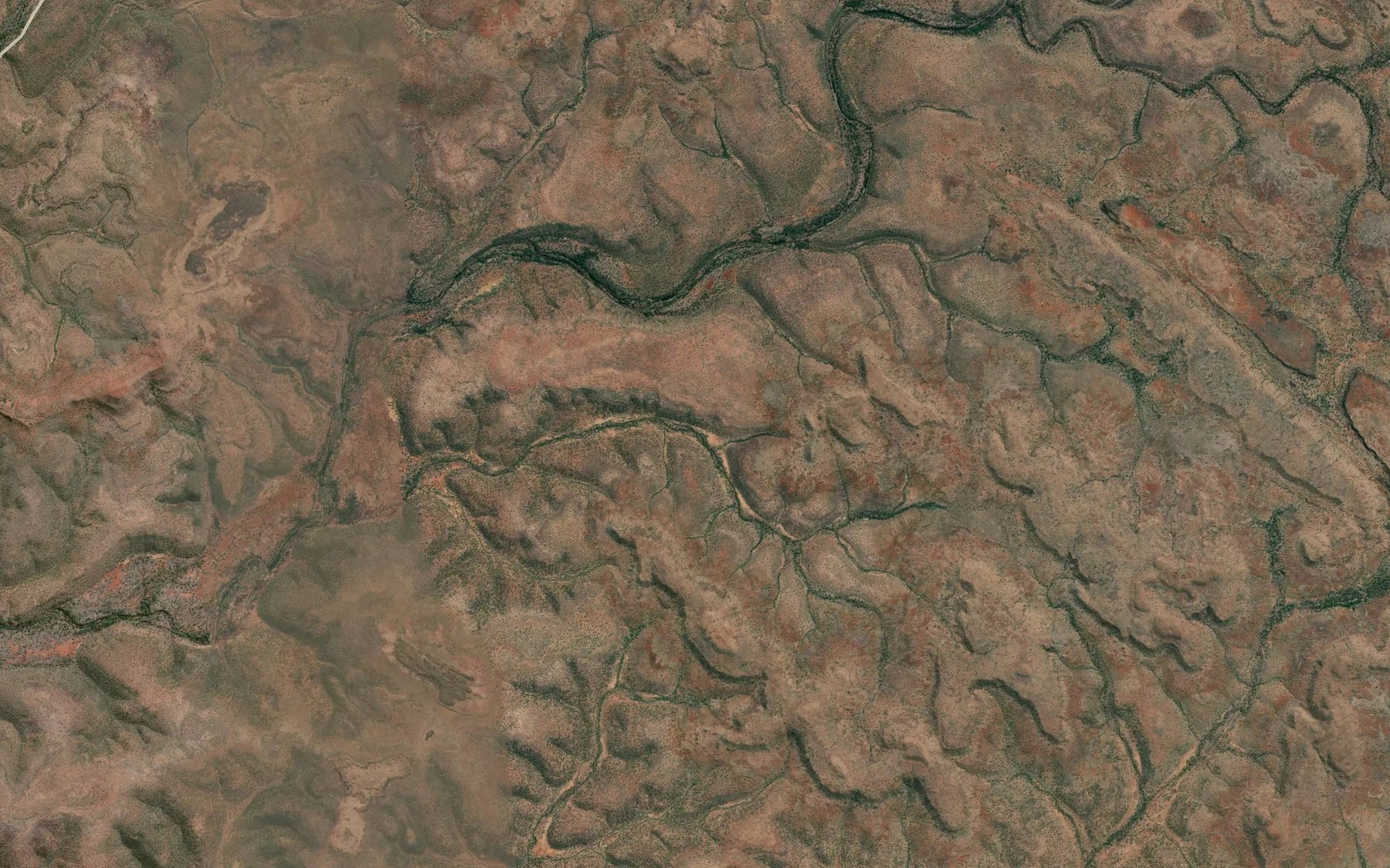 Satellite map of the Becker Creek